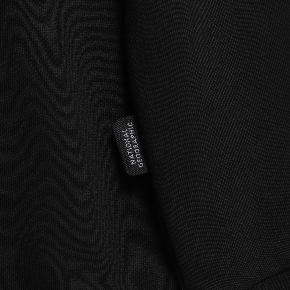 FOLHAS SMALL LOGO HOODIE BLACK
