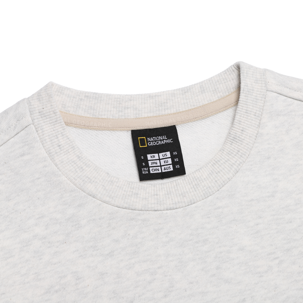 ANIMAL GRAPHIC SWEATSHIRT M/OATMEAL