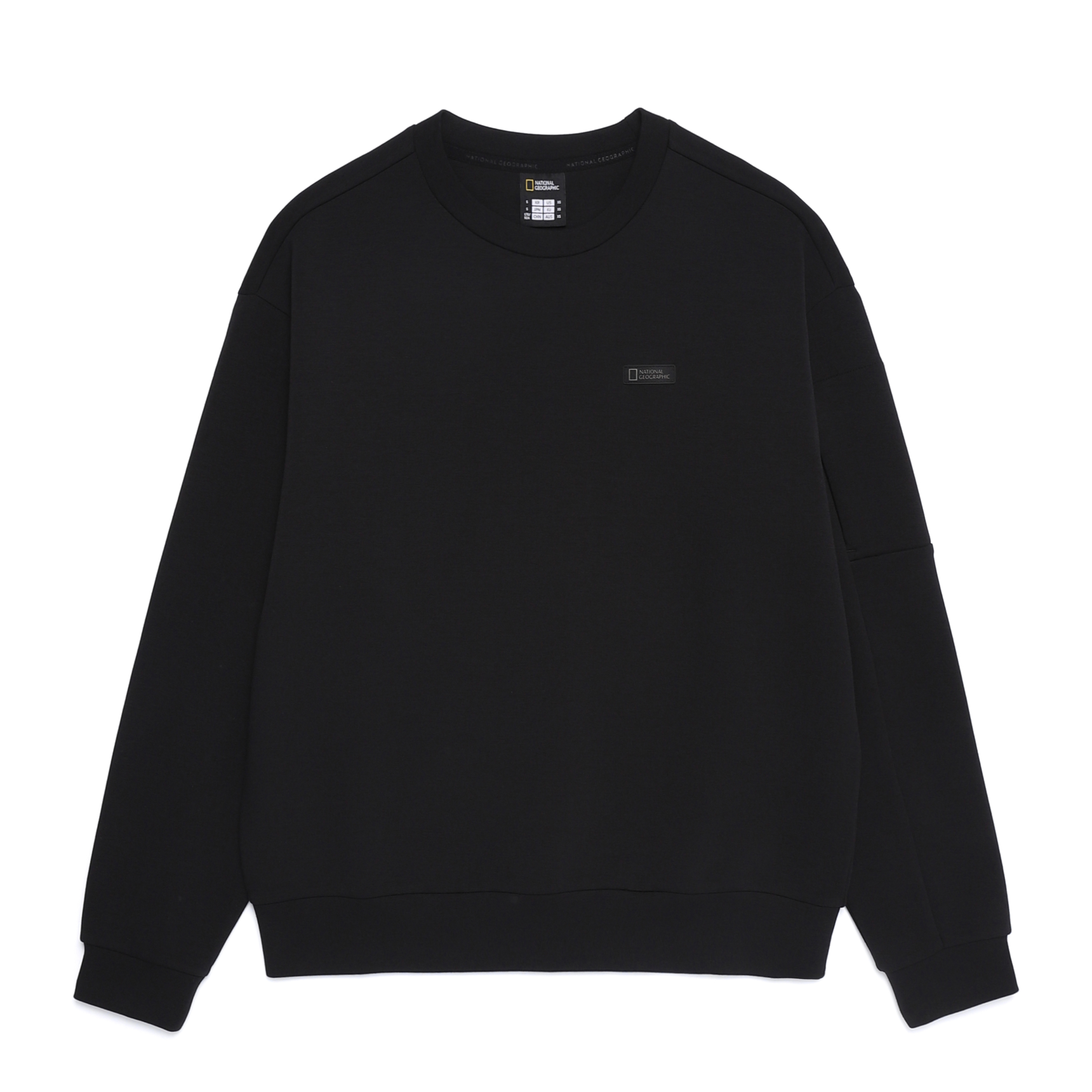 CANI SLEEVE POCKET SWEATSHIRT BLACK