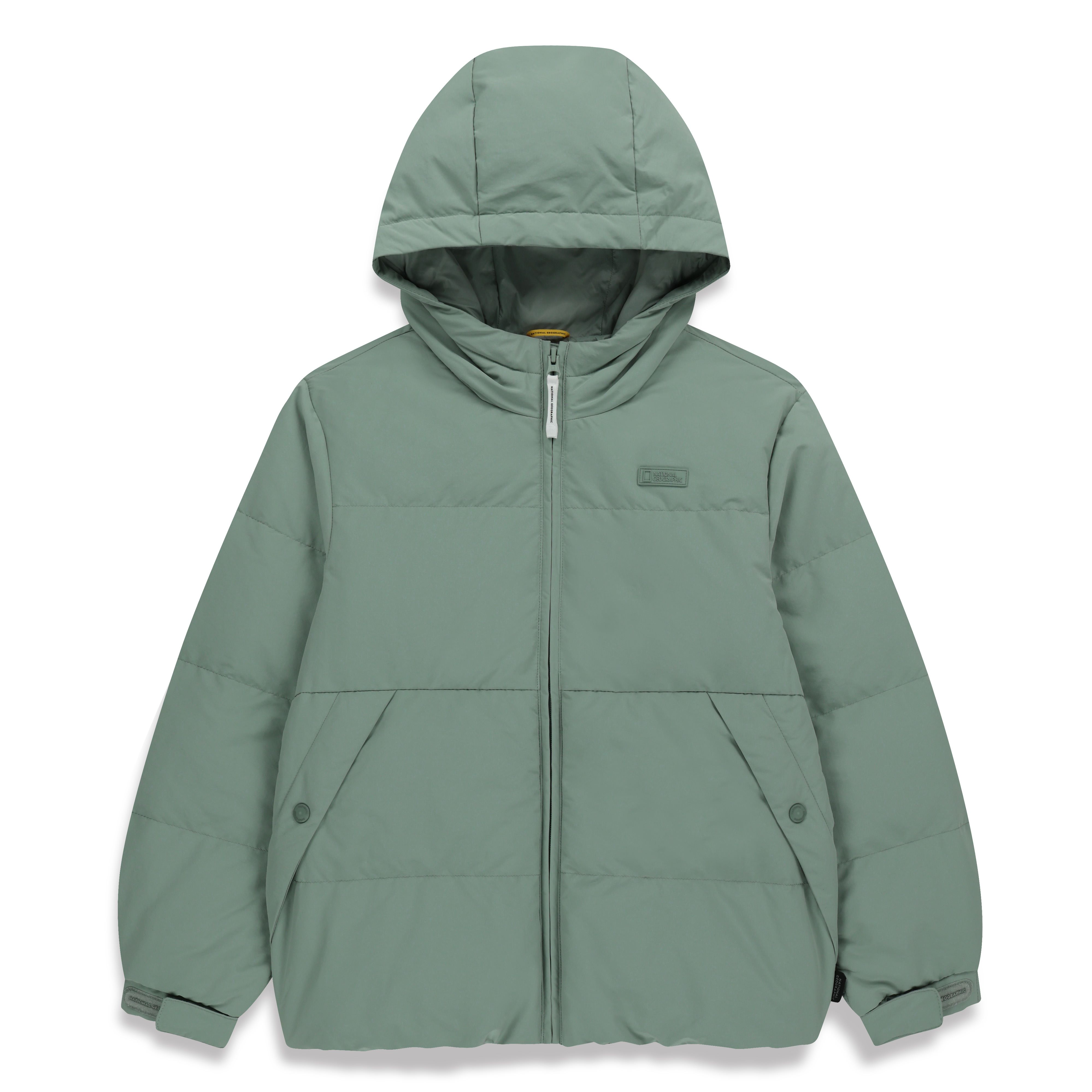 KIDS HOODIED HERON LIGHT MUSCOVY DOWN JUMPER JADE