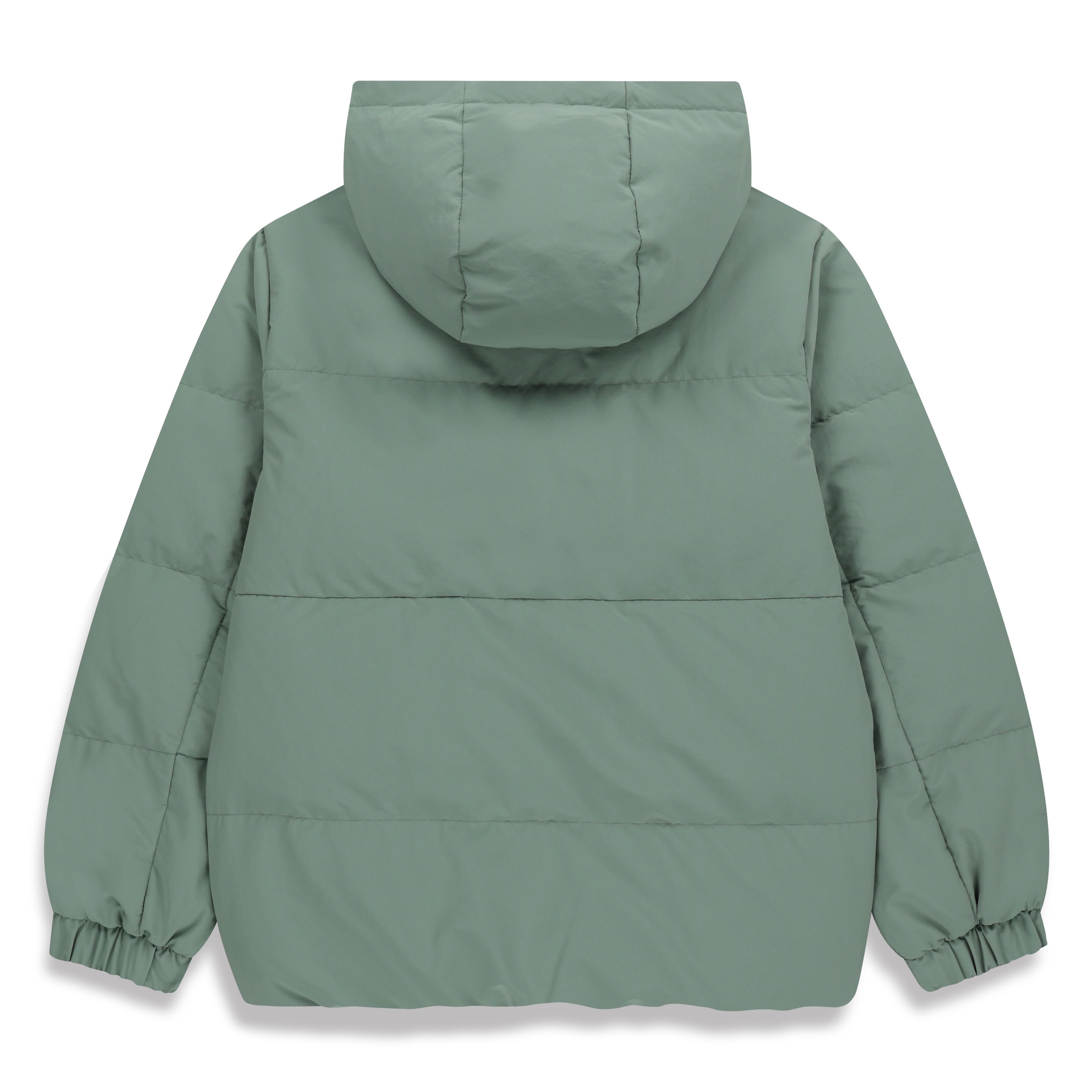 KIDS HOODIED HERON LIGHT MUSCOVY DOWN JUMPER JADE