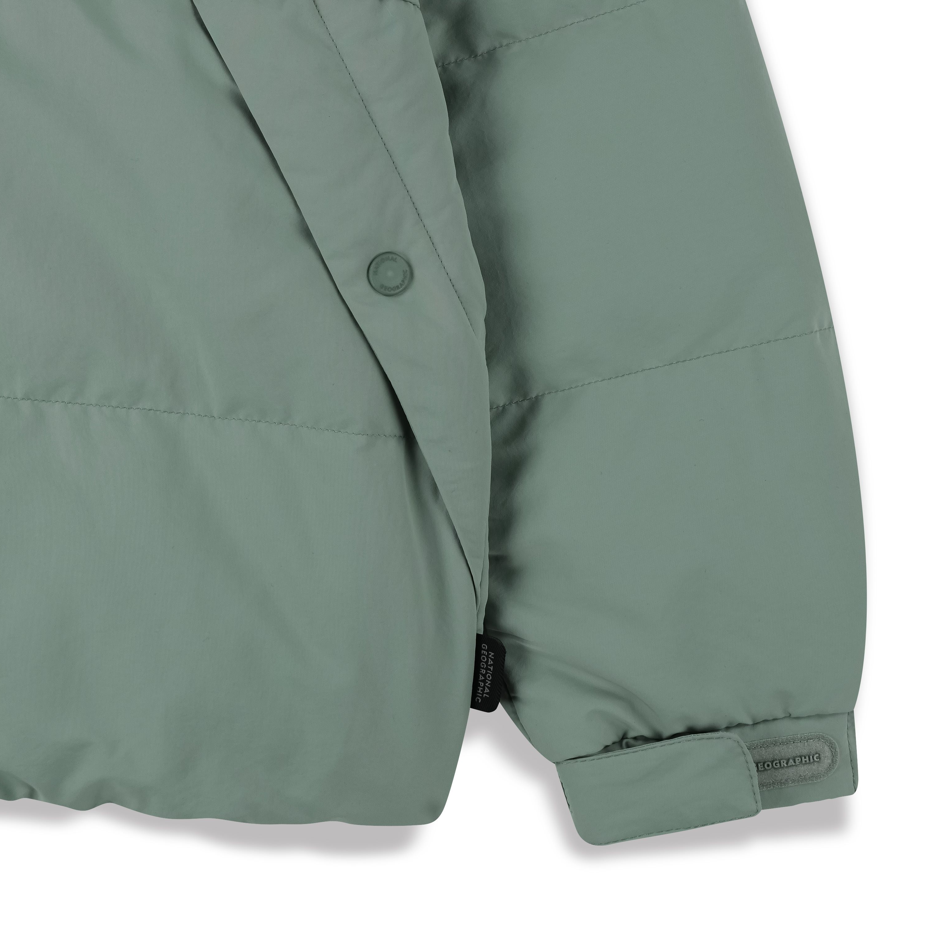 KIDS HOODIED HERON LIGHT MUSCOVY DOWN JUMPER JADE