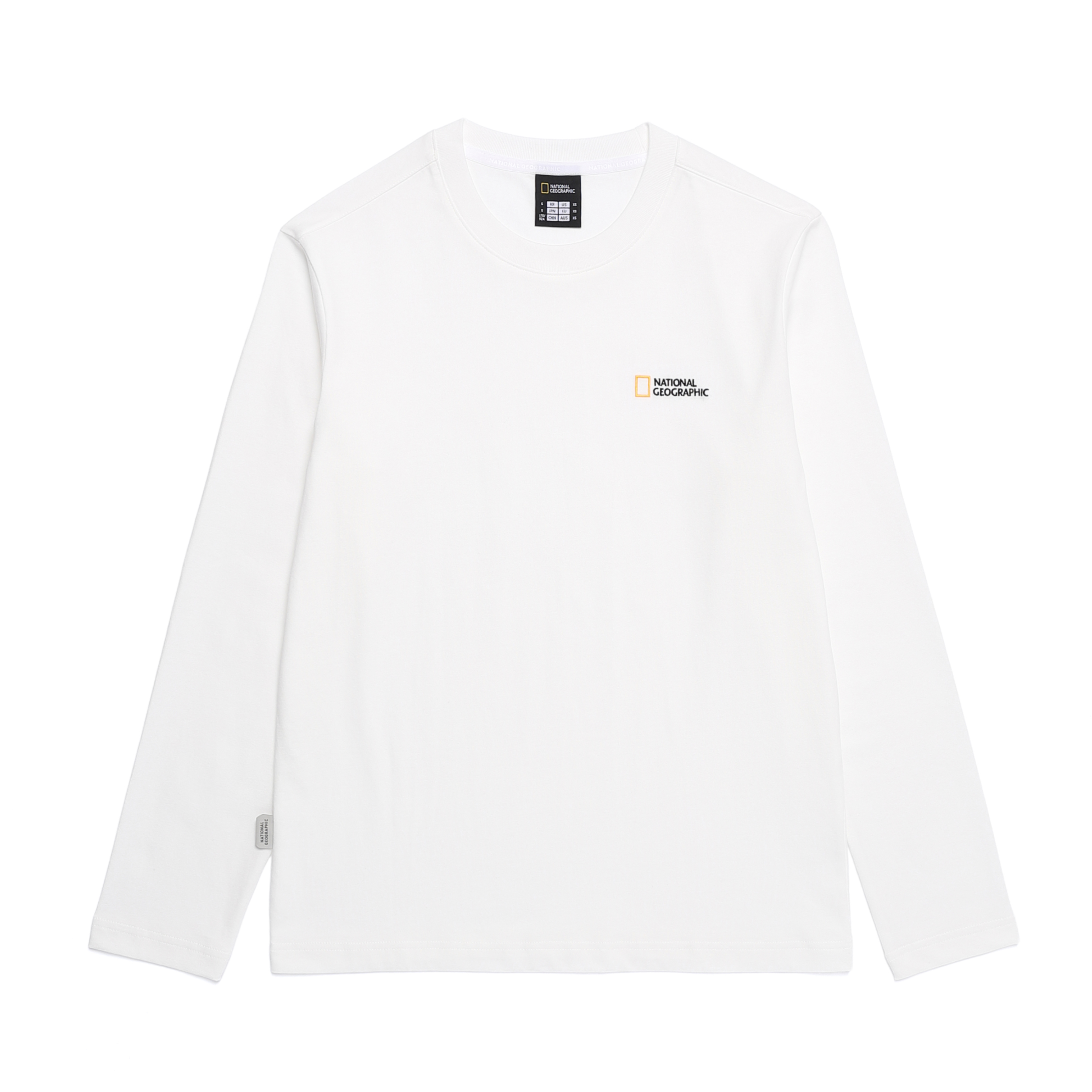 FALCO SMALL LOGO LONG SLEEVE T-SHIRT O/WHITE