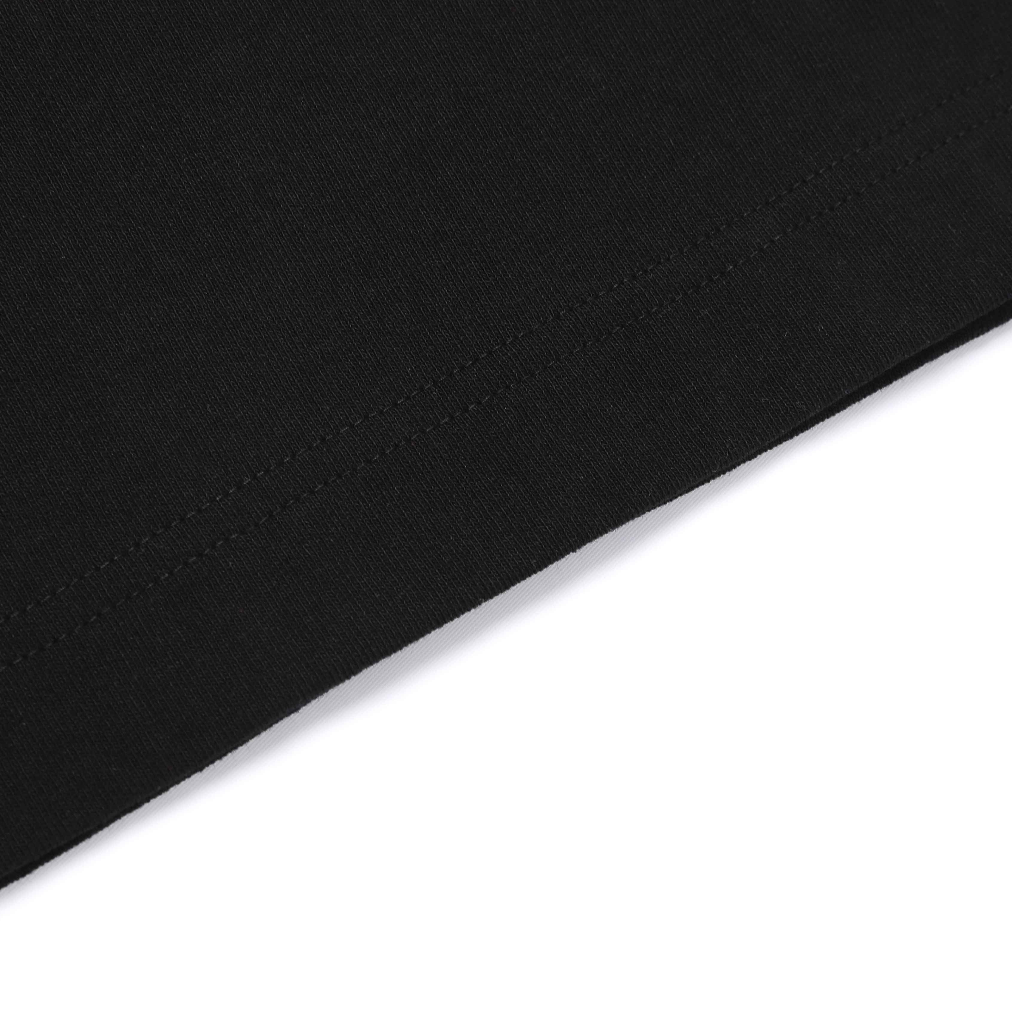 UNISEX OVER FIT GRAPHIC H/TEE BLACK