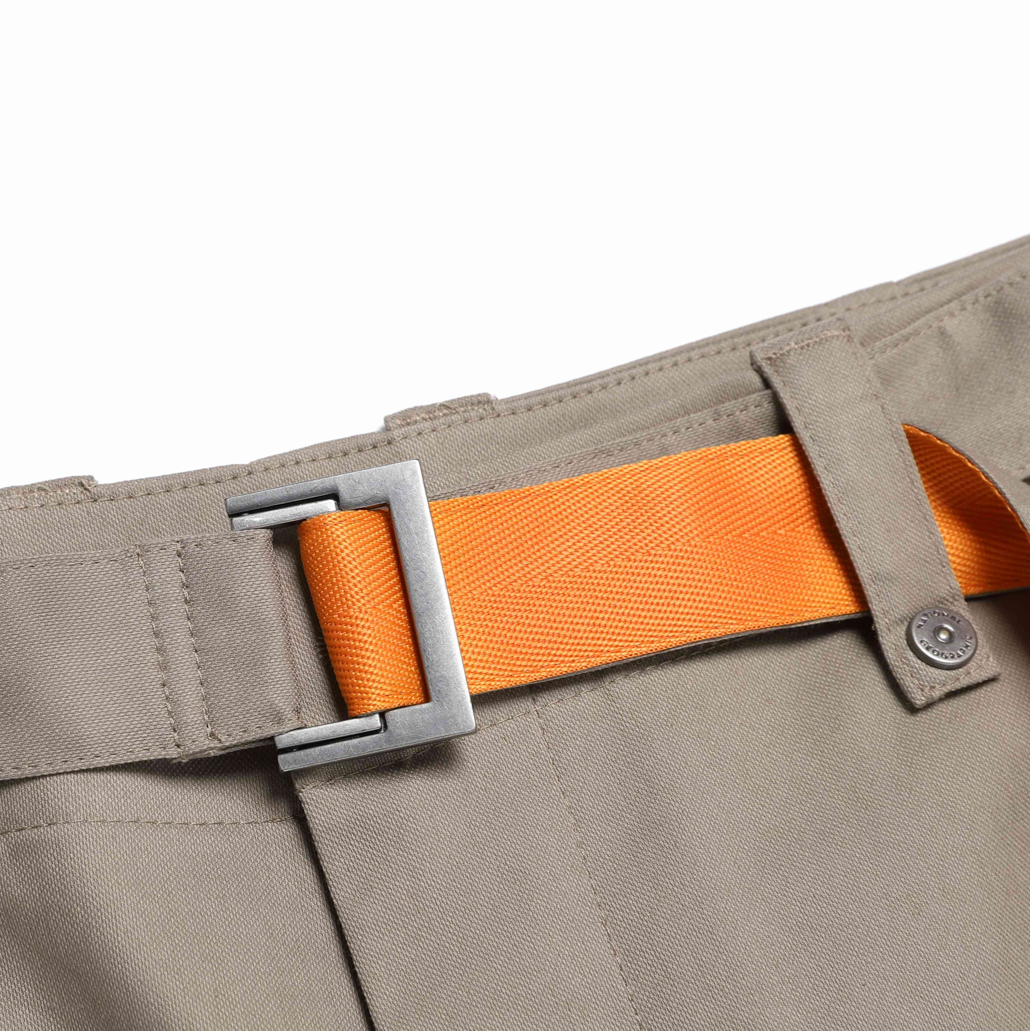 NRN BELTED PANTS OAK BEIGE