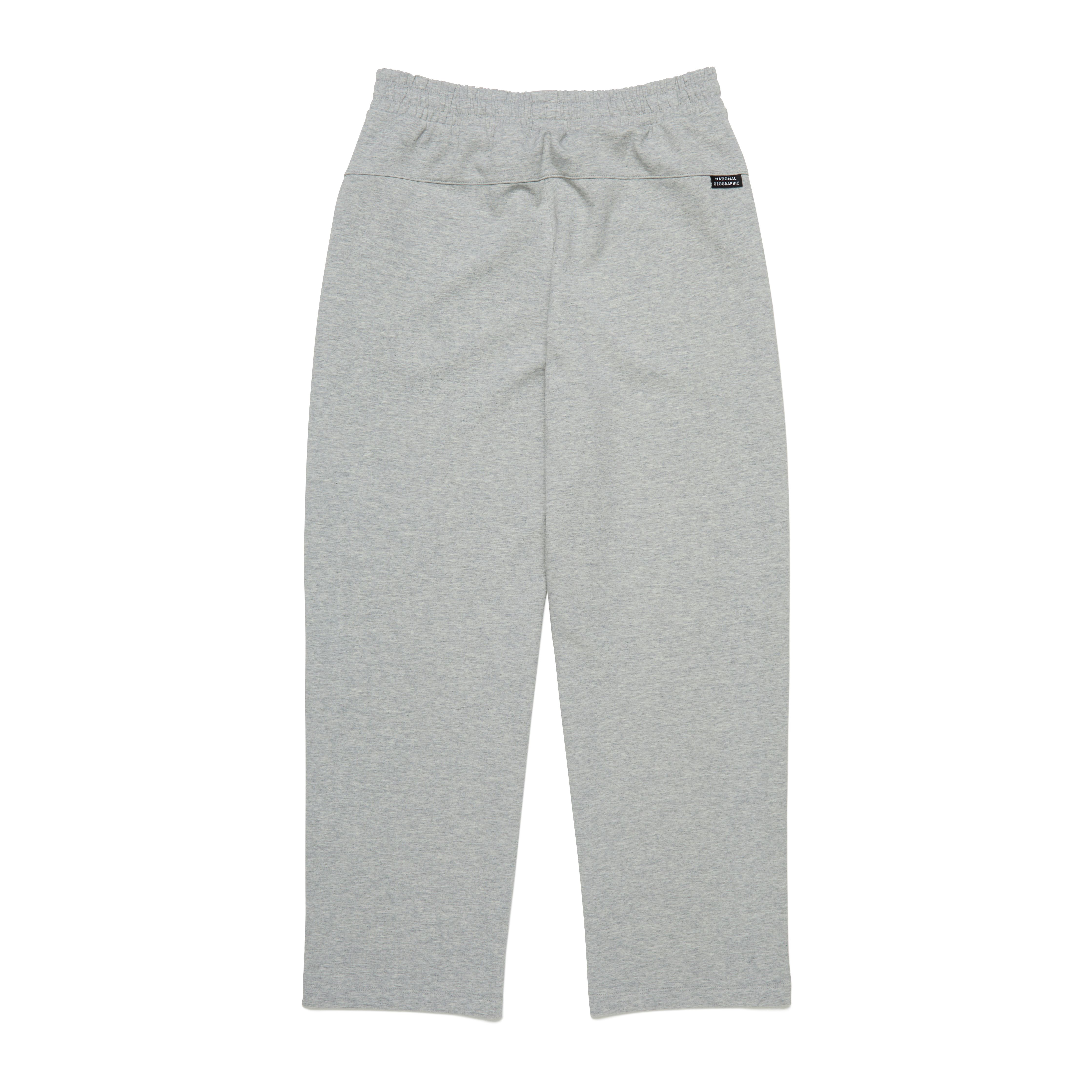 KIDS STRAIGHT FIT KNIT TRAINING PANTS M/GREY