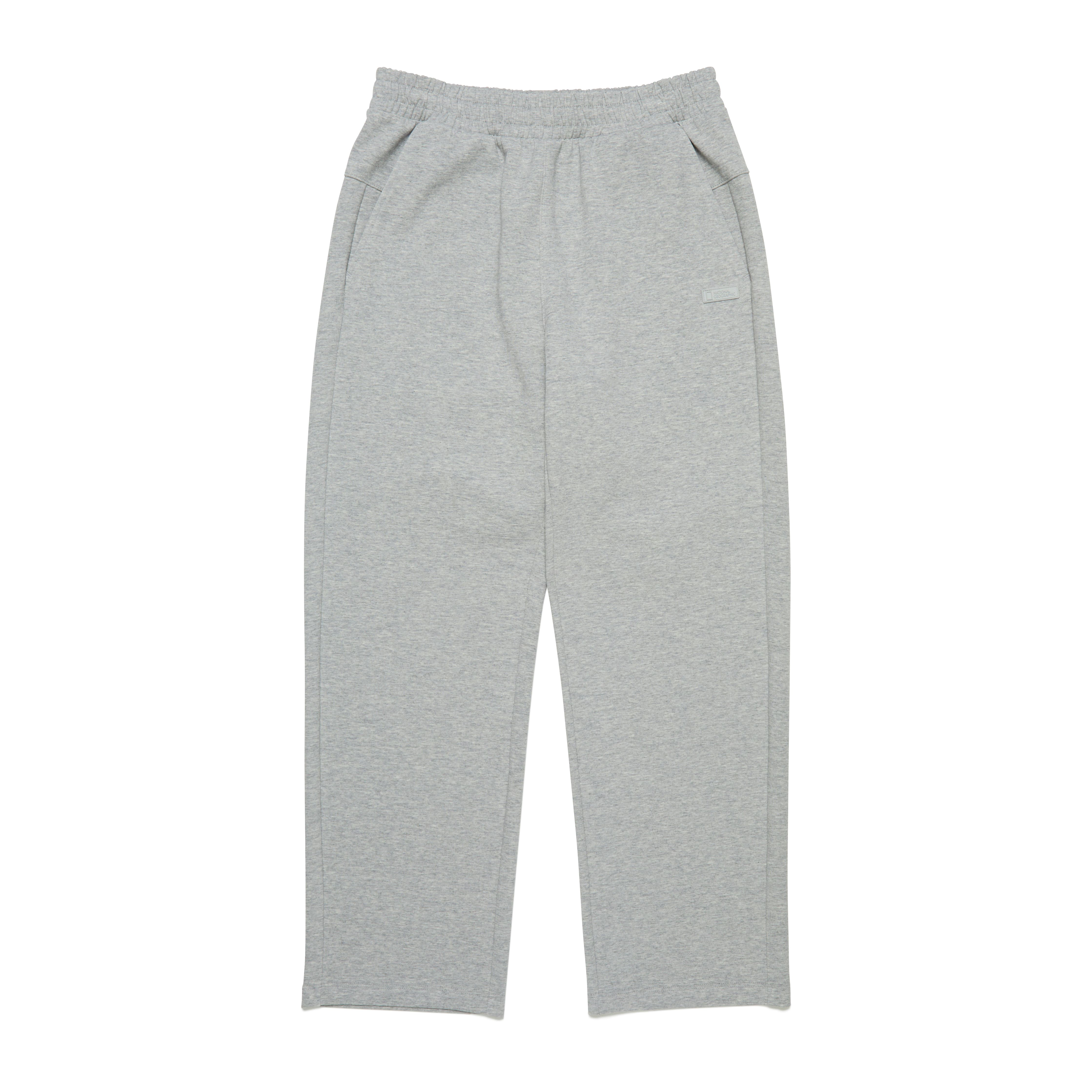 KIDS STRAIGHT FIT KNIT TRAINING PANTS M/GREY