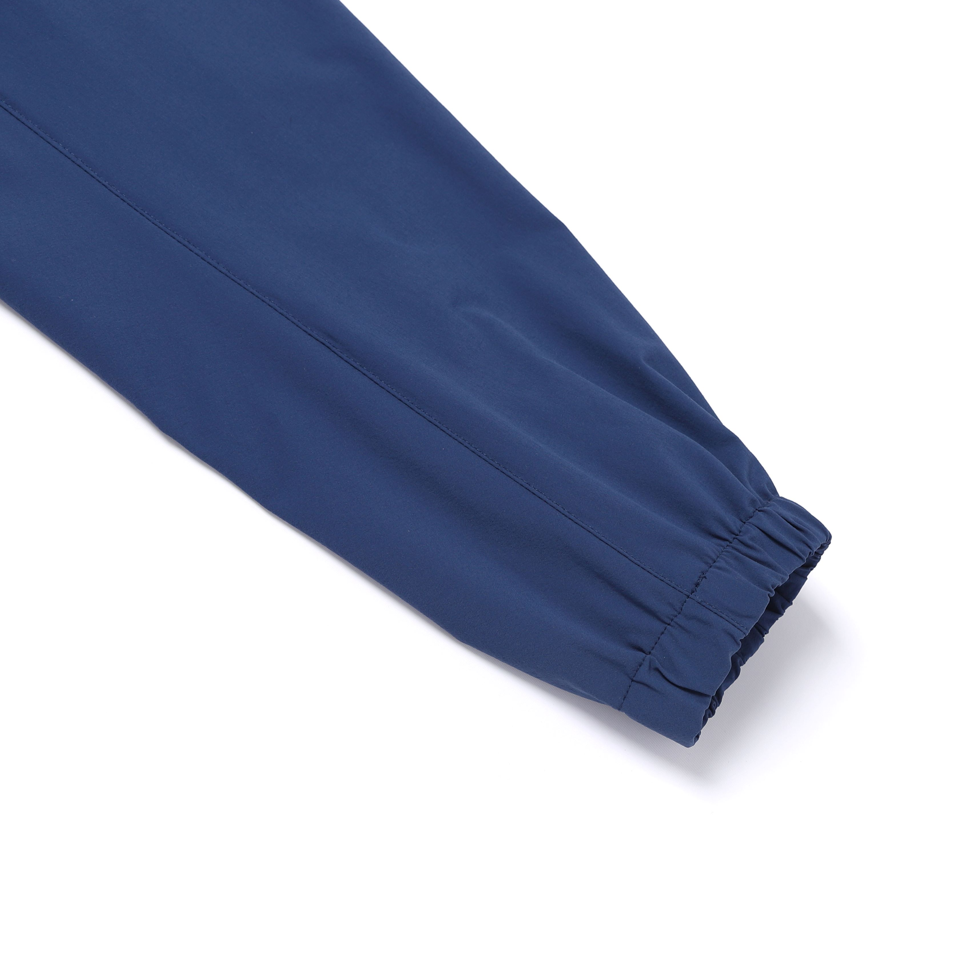 BEID LIGHTWEIGHT HOODED ZIP-UP JACKET BLUE