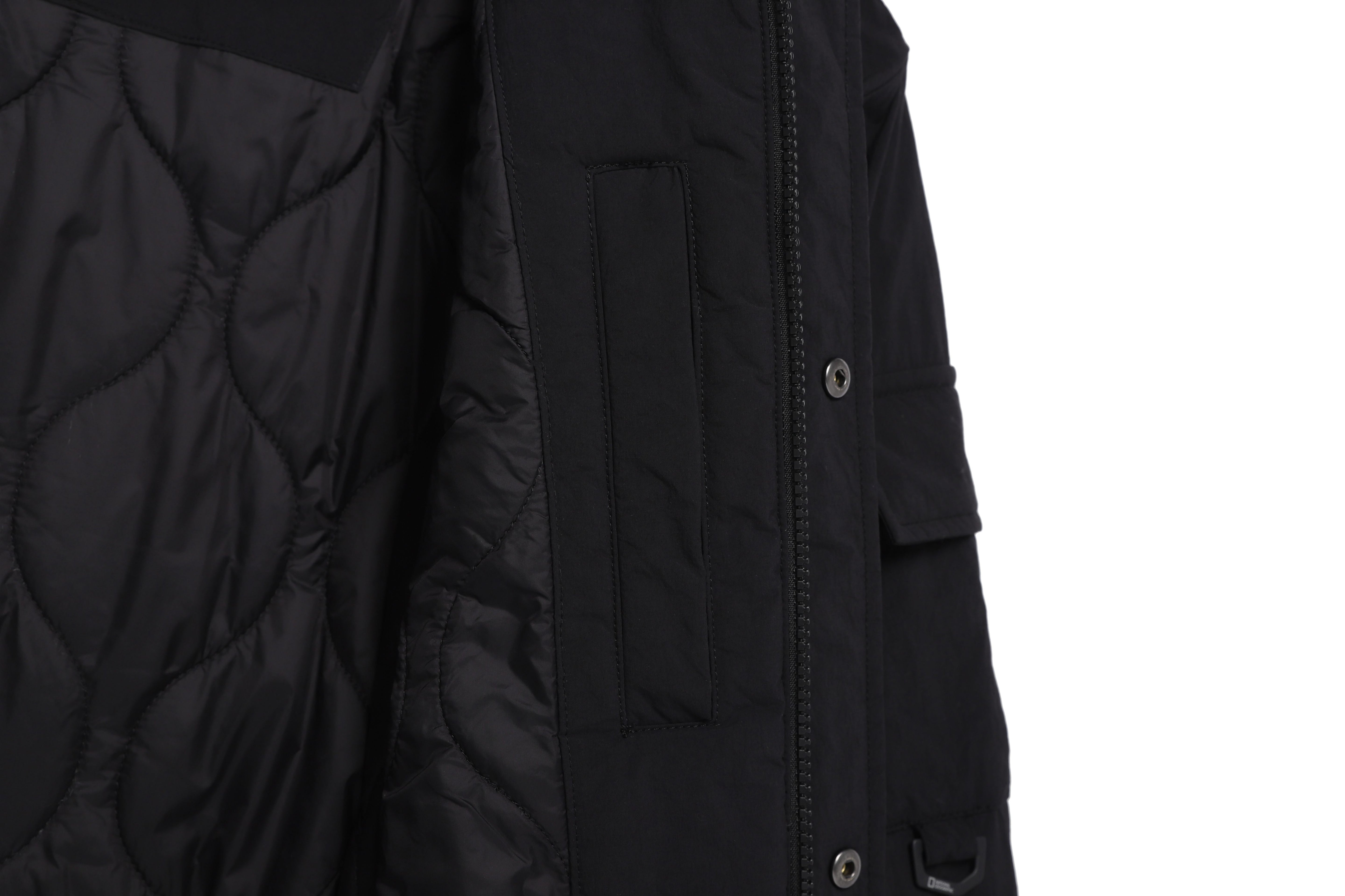 NRN WASHED PADDED BLOUSON JUMPER BLACK
