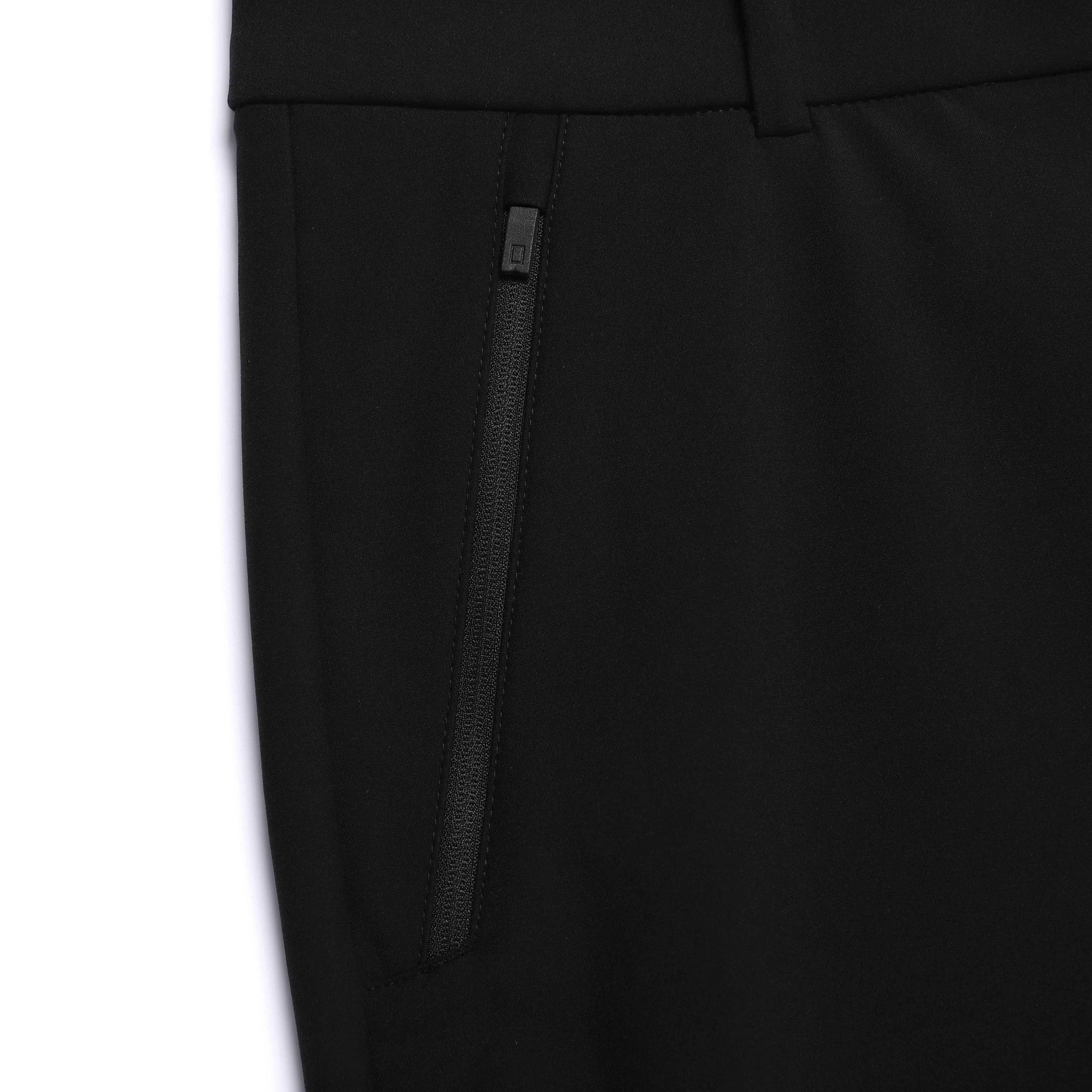 HIGH STRETCH BRUSHED PANTS BLACK