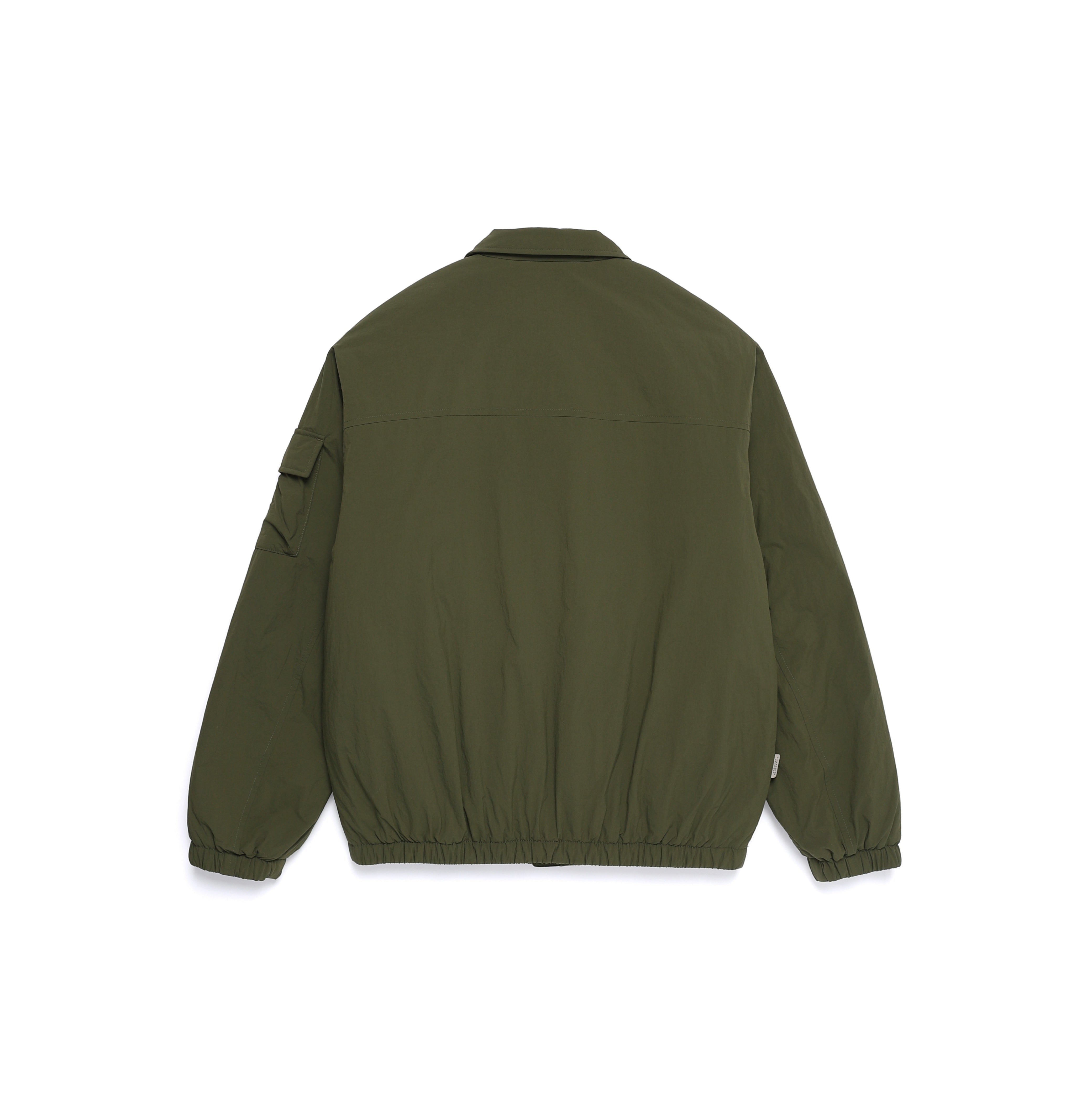 NRN WASHED PADDED BLOUSON JUMPER OLIVE KHAKI