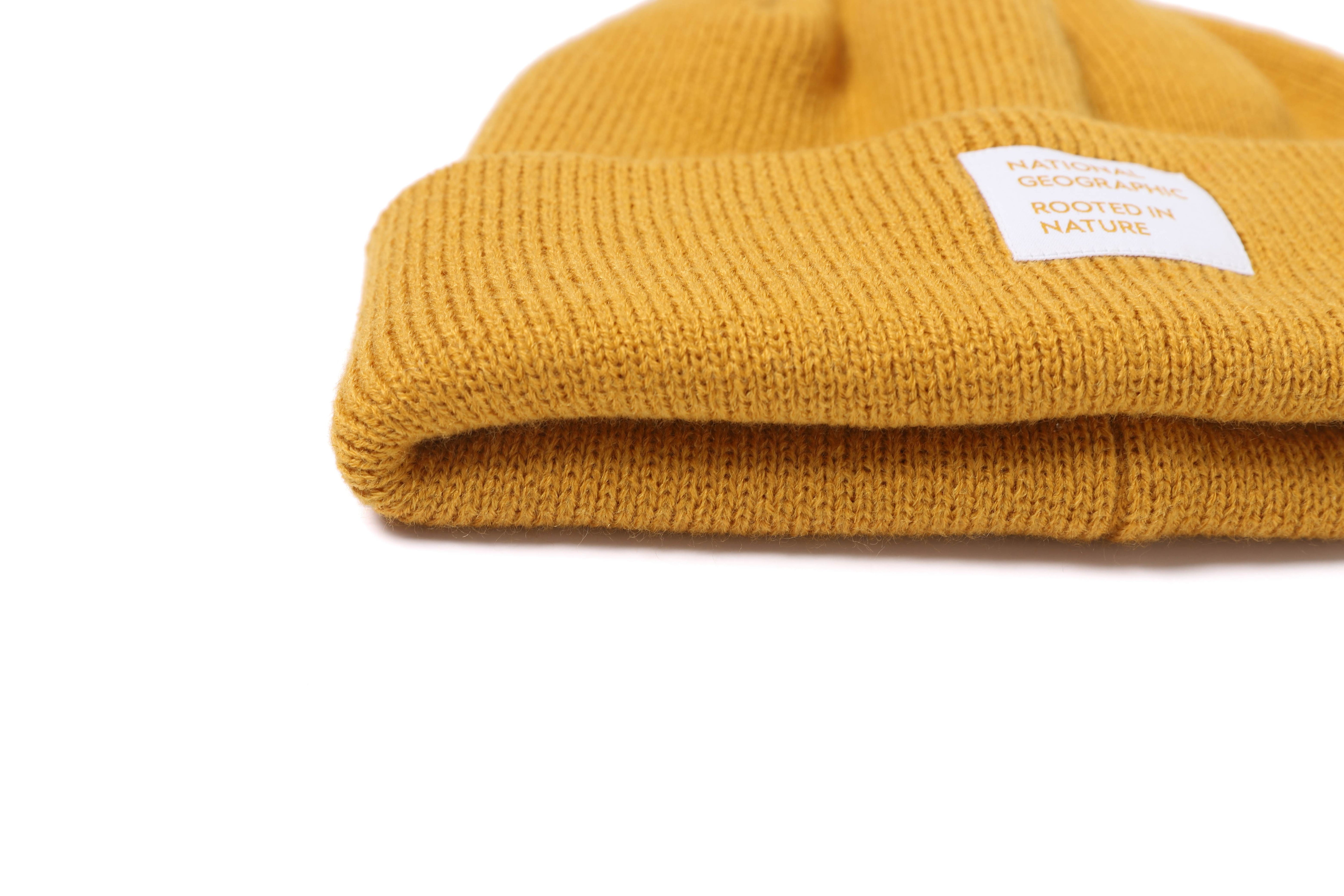 PLAIN BEANIE MUSTARD