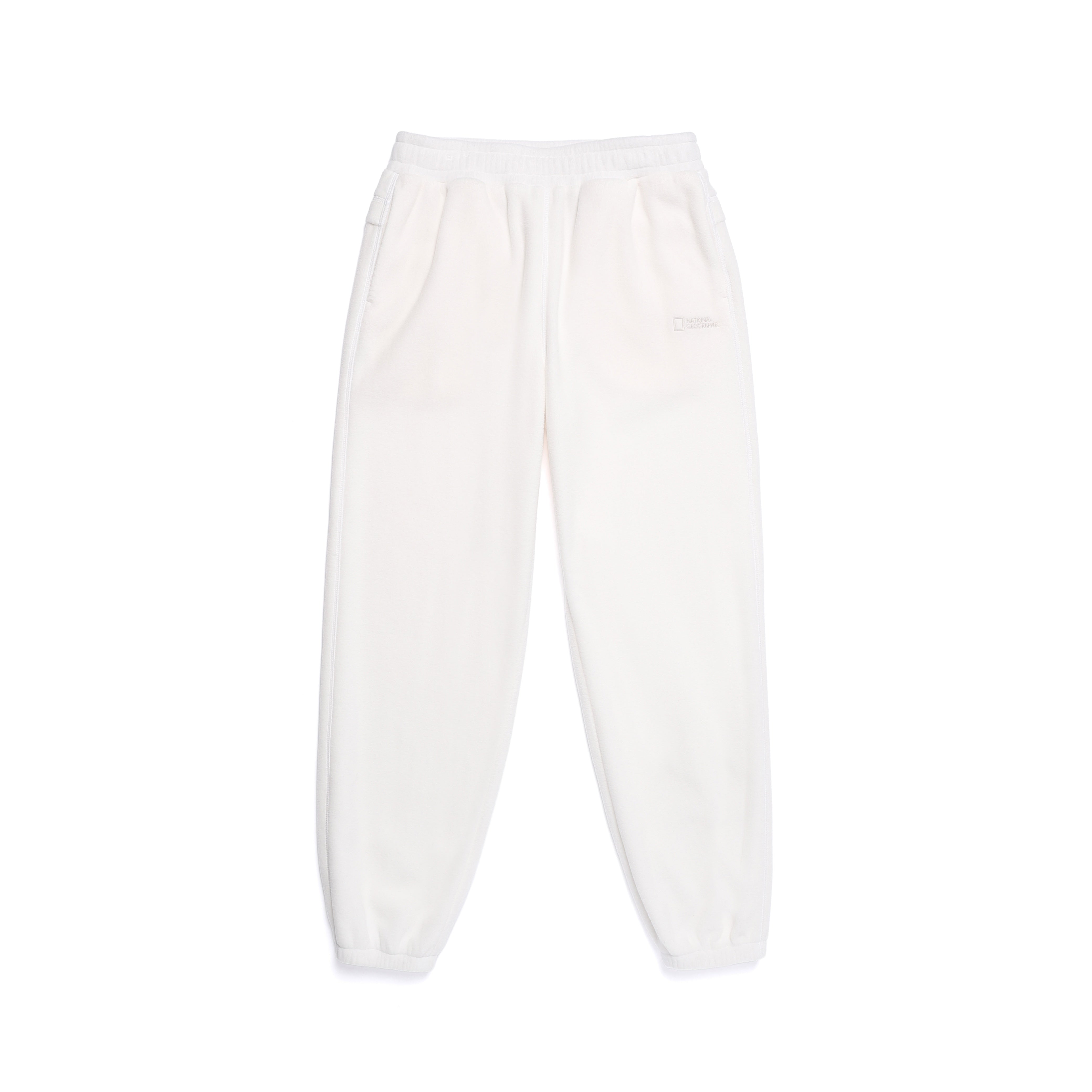 [POLARTEC] WOMEN NAOS FLEECE JOGGER PANTS O/WHITE