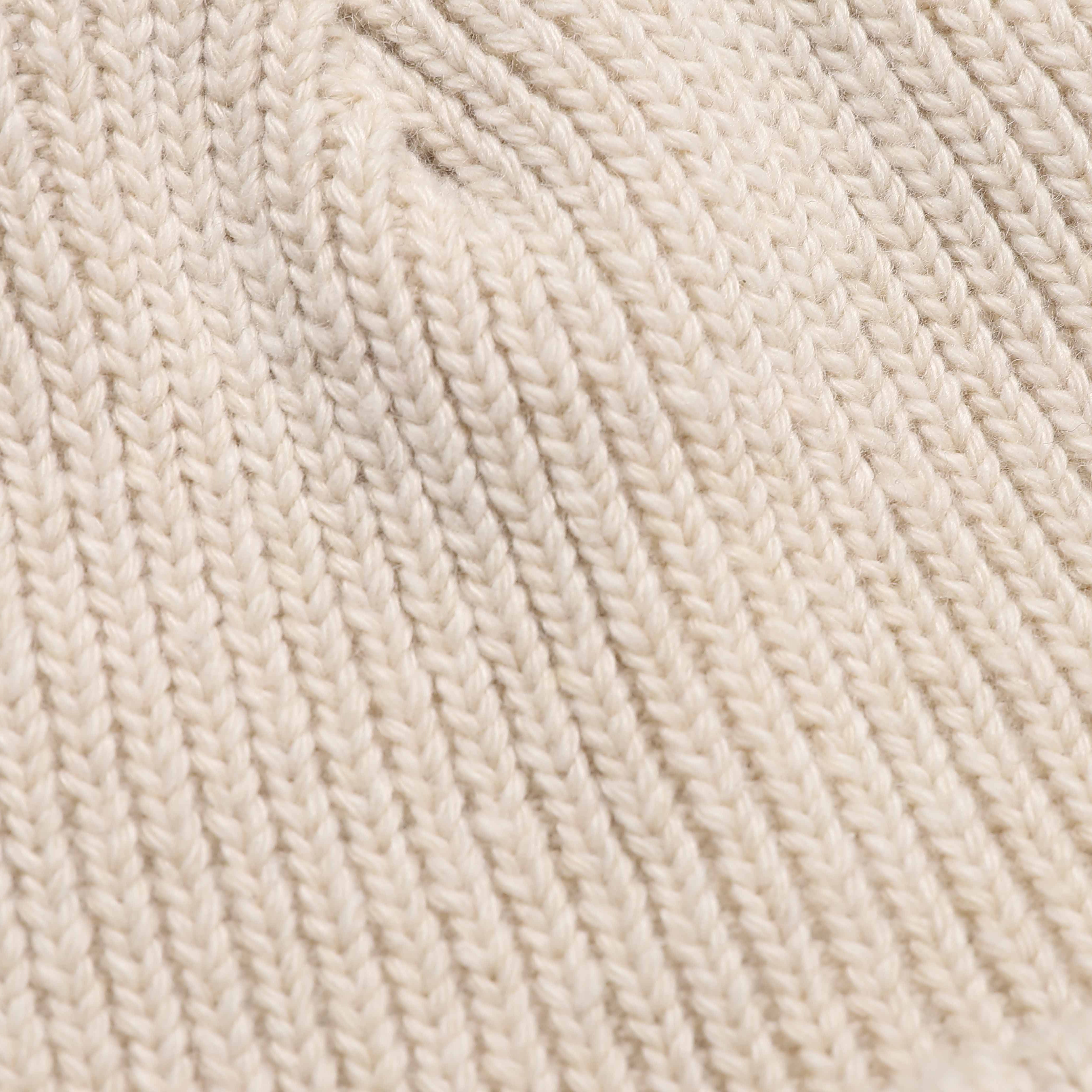 CASHMERE WOOL MIDDLE BEANIE BEIGE