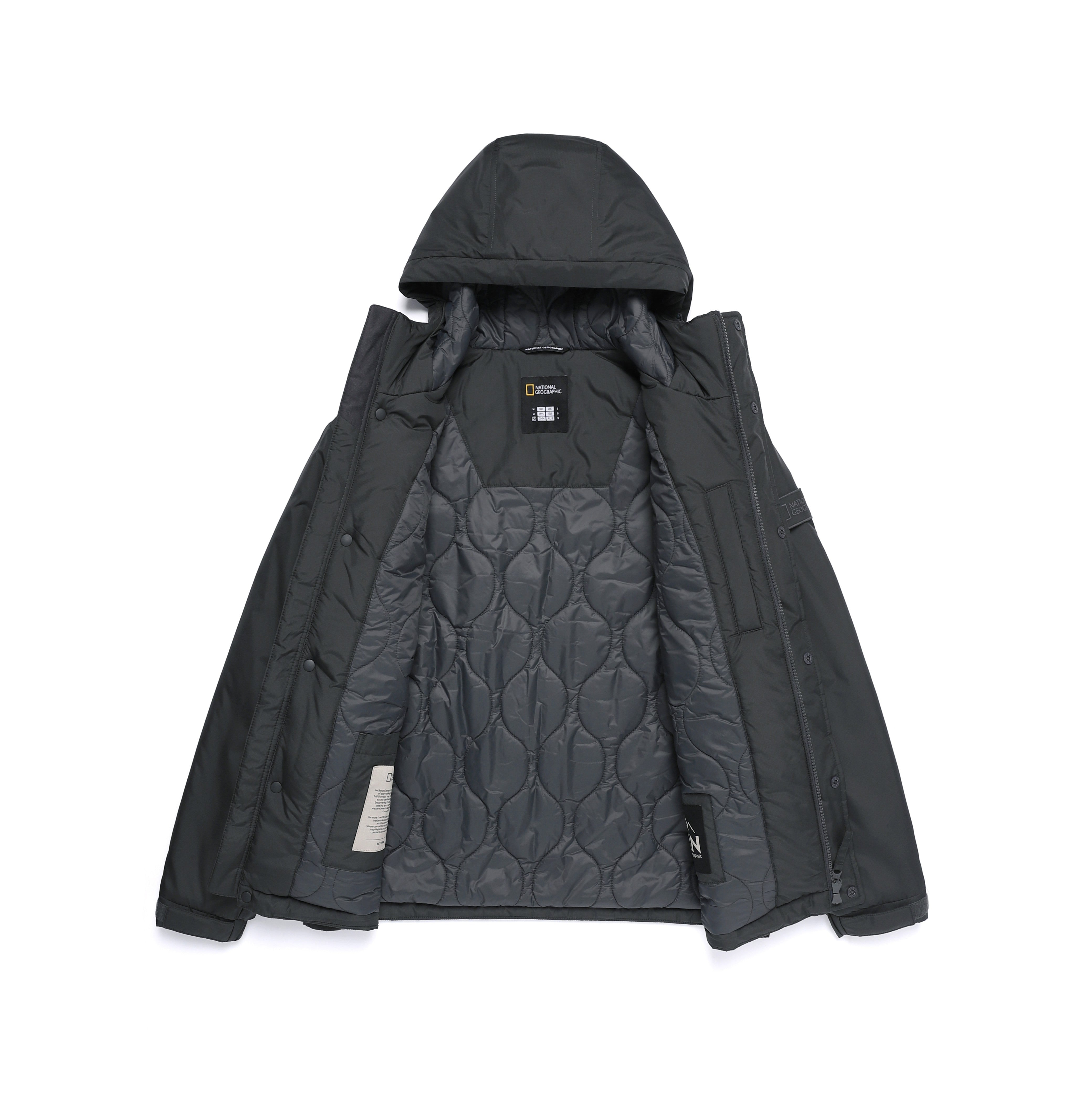 NRN PADDED OUTPOCKET JUMPER GREY