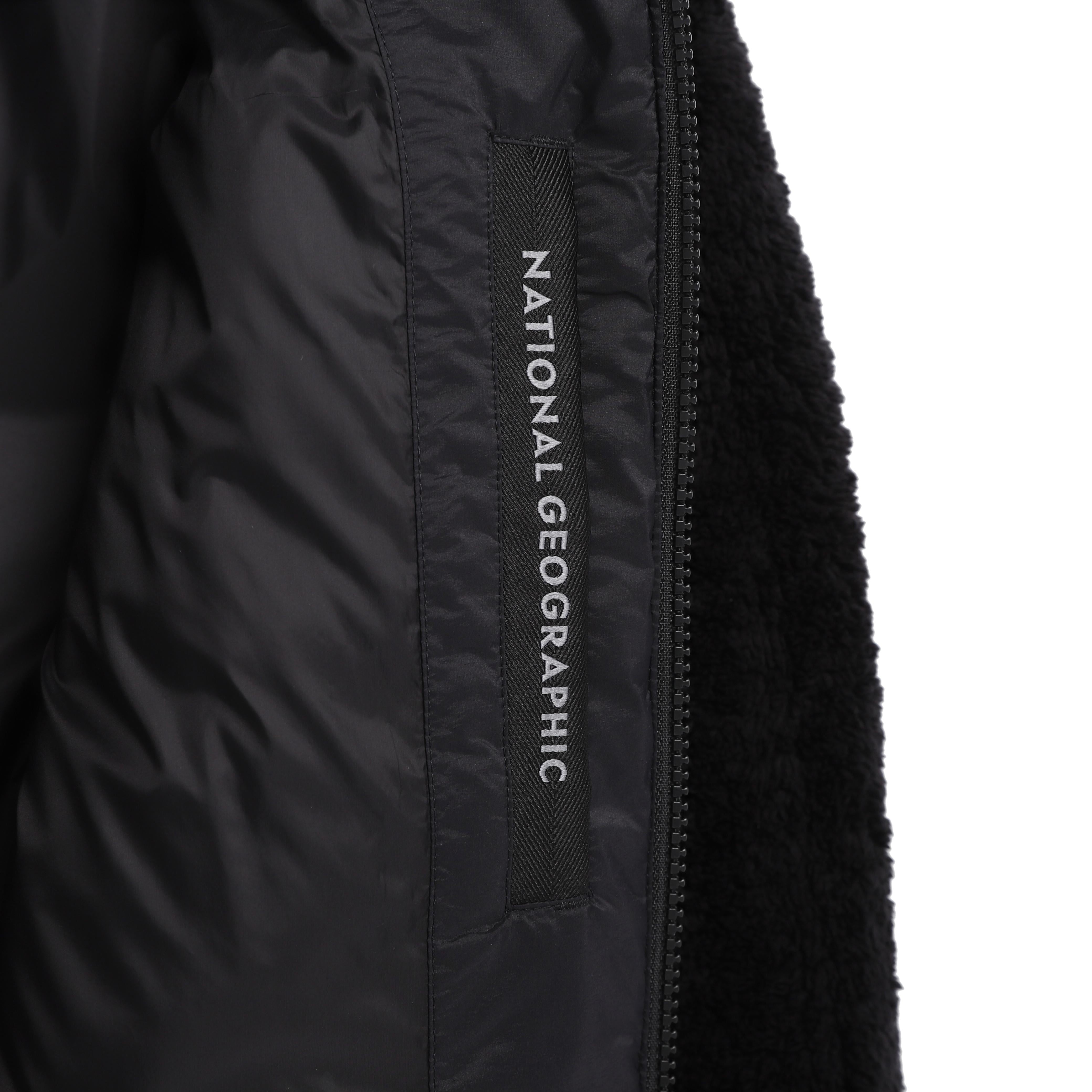 WOMEN ECO FUR HYBRID JUMPER BLACK