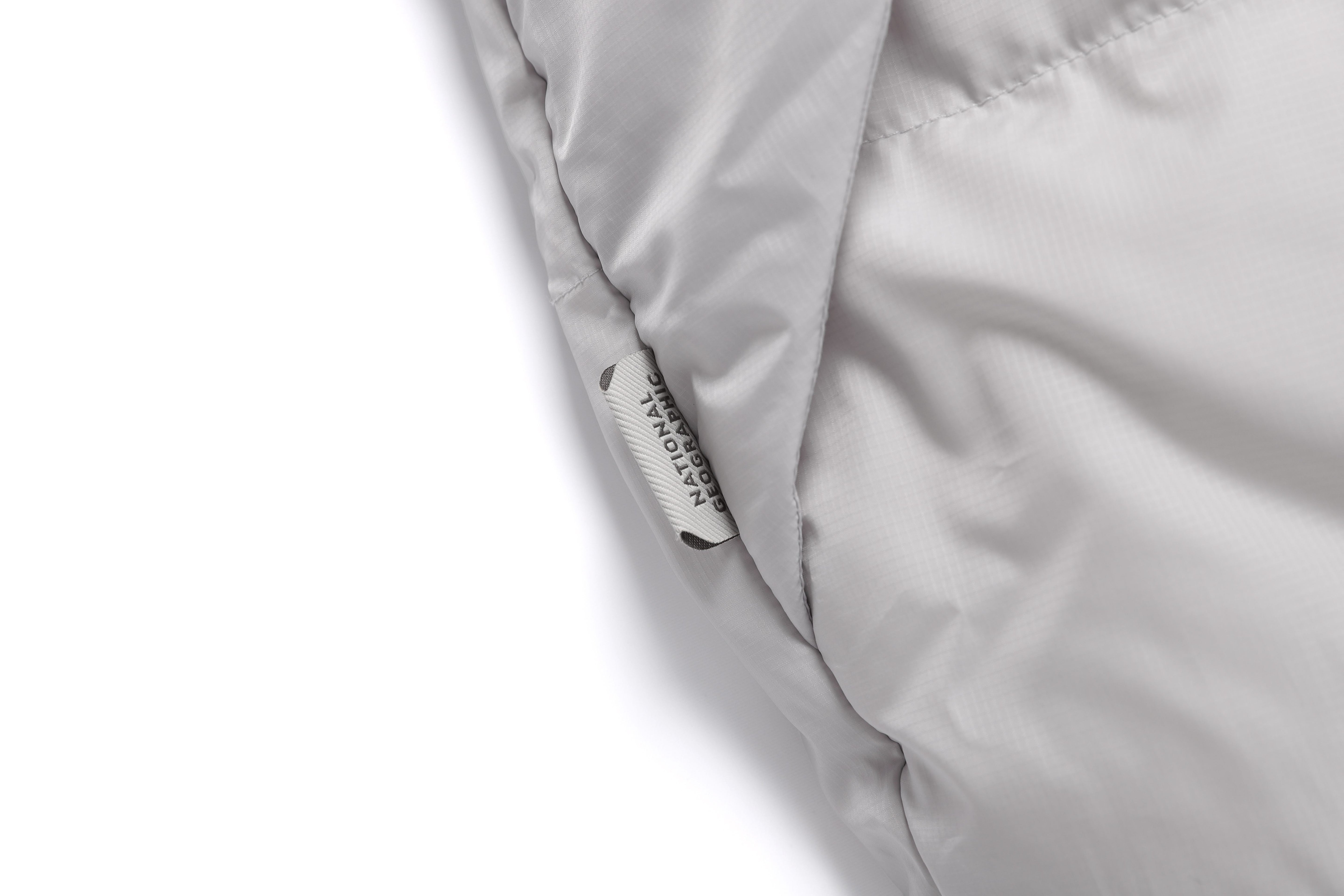 EIRA HIGH-NECK GOOSE DOWN VEST L/GREY