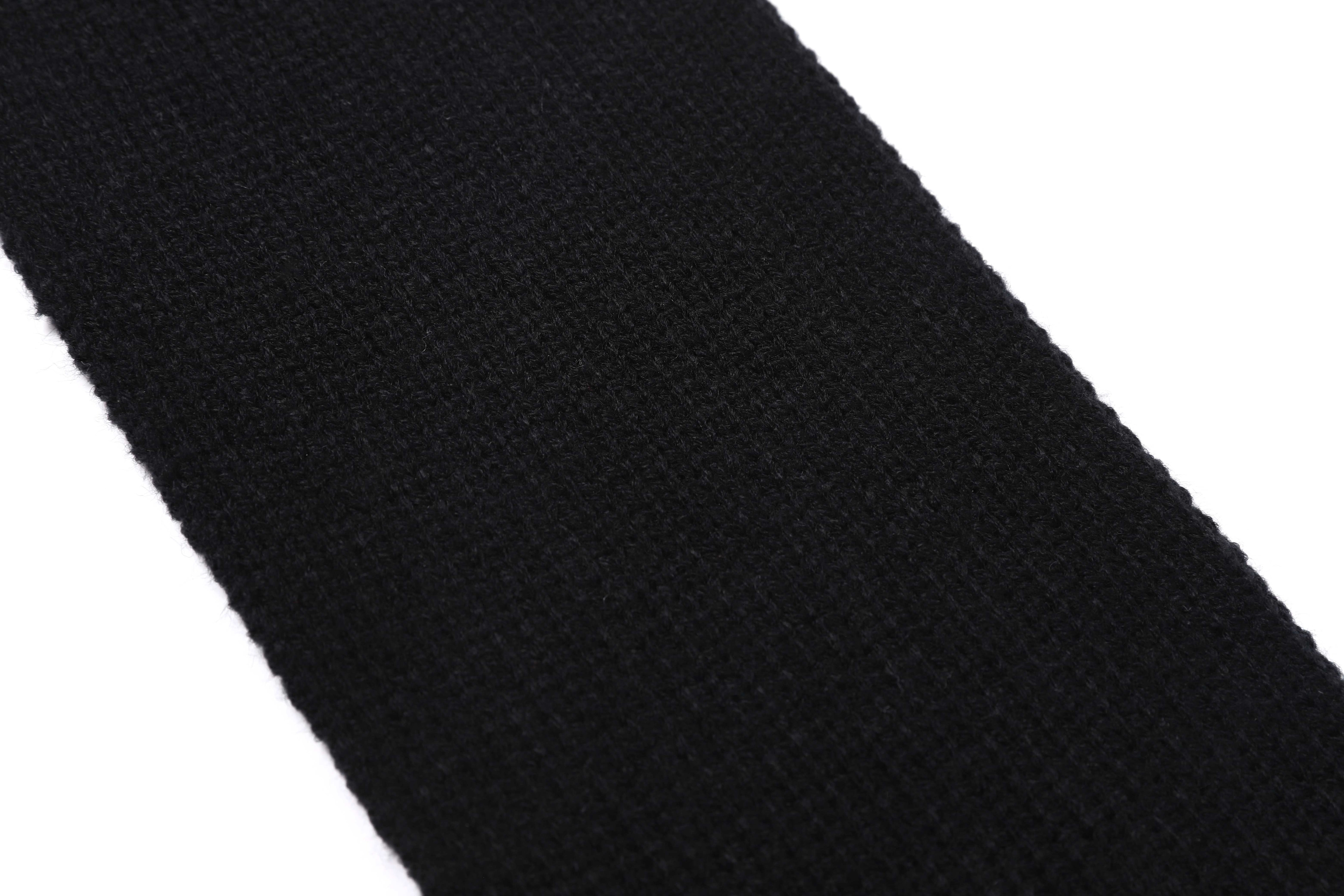 COZY KNIT MUFFLER BLACK