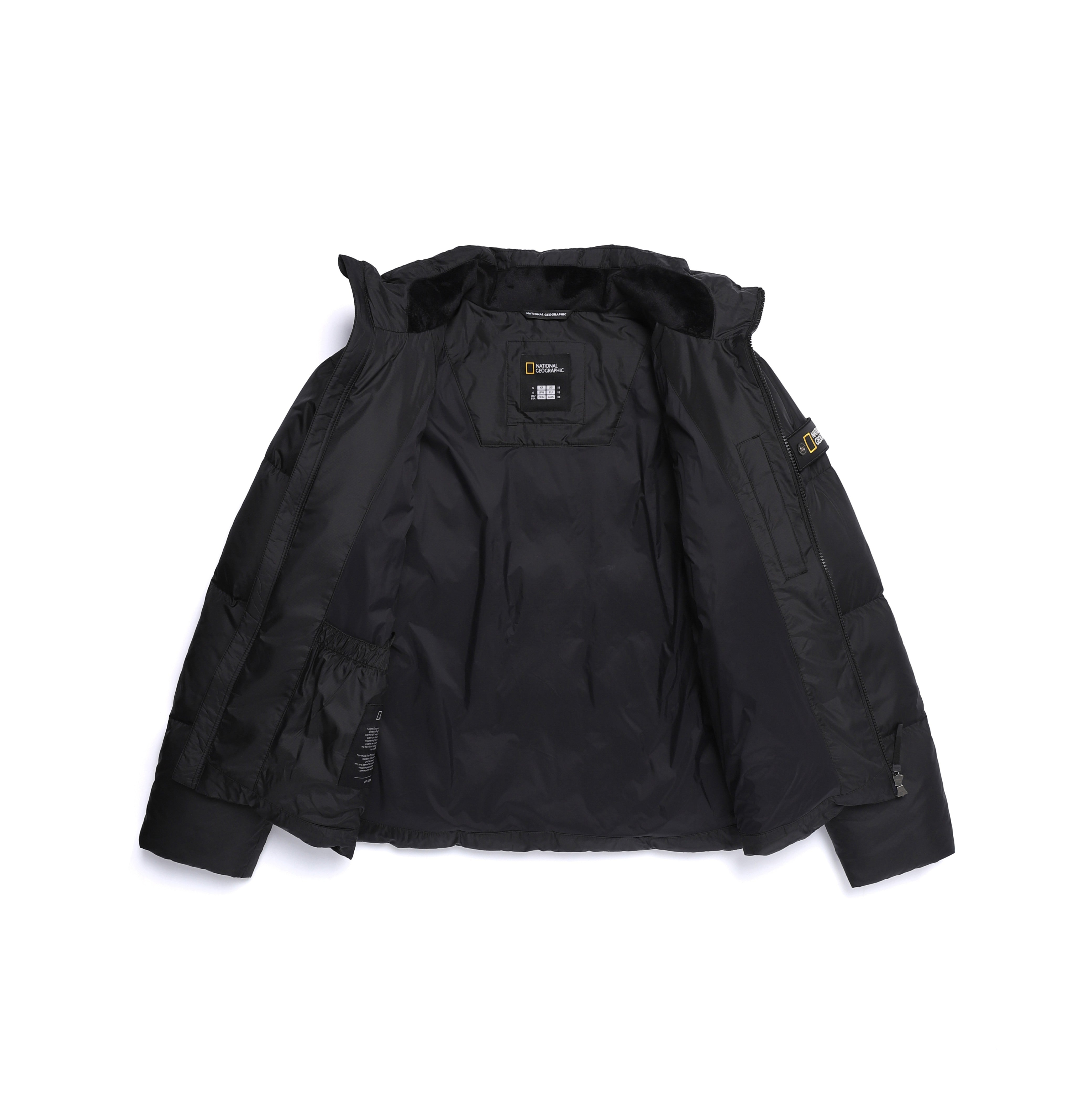 EIRA SHORT LENGTH HIGH NECK GOOSE DOWN JUMPER HITAM