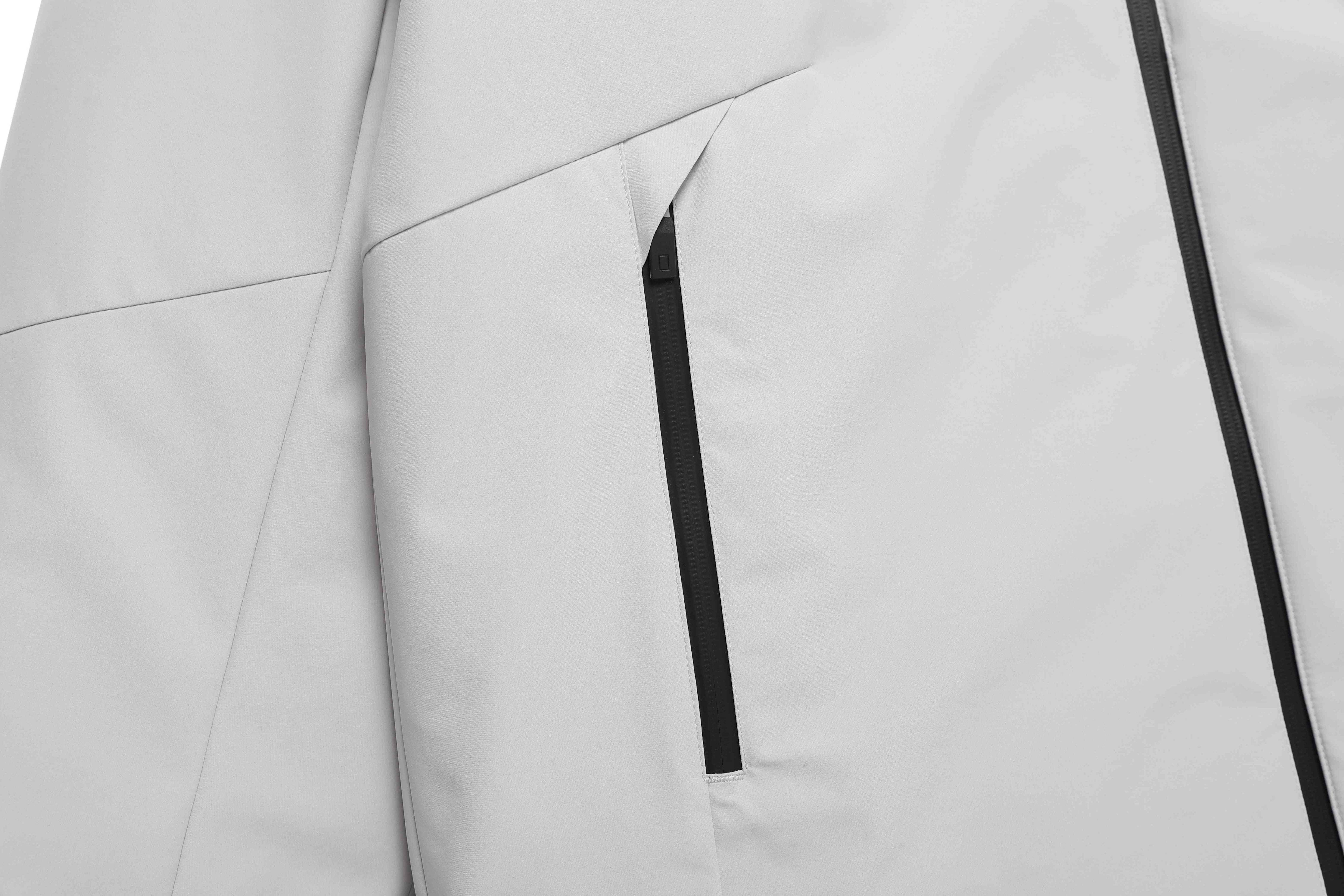 ANTARES 3 LAYERS INQUILTING GOOSE DOWN JUMPER L/GREY