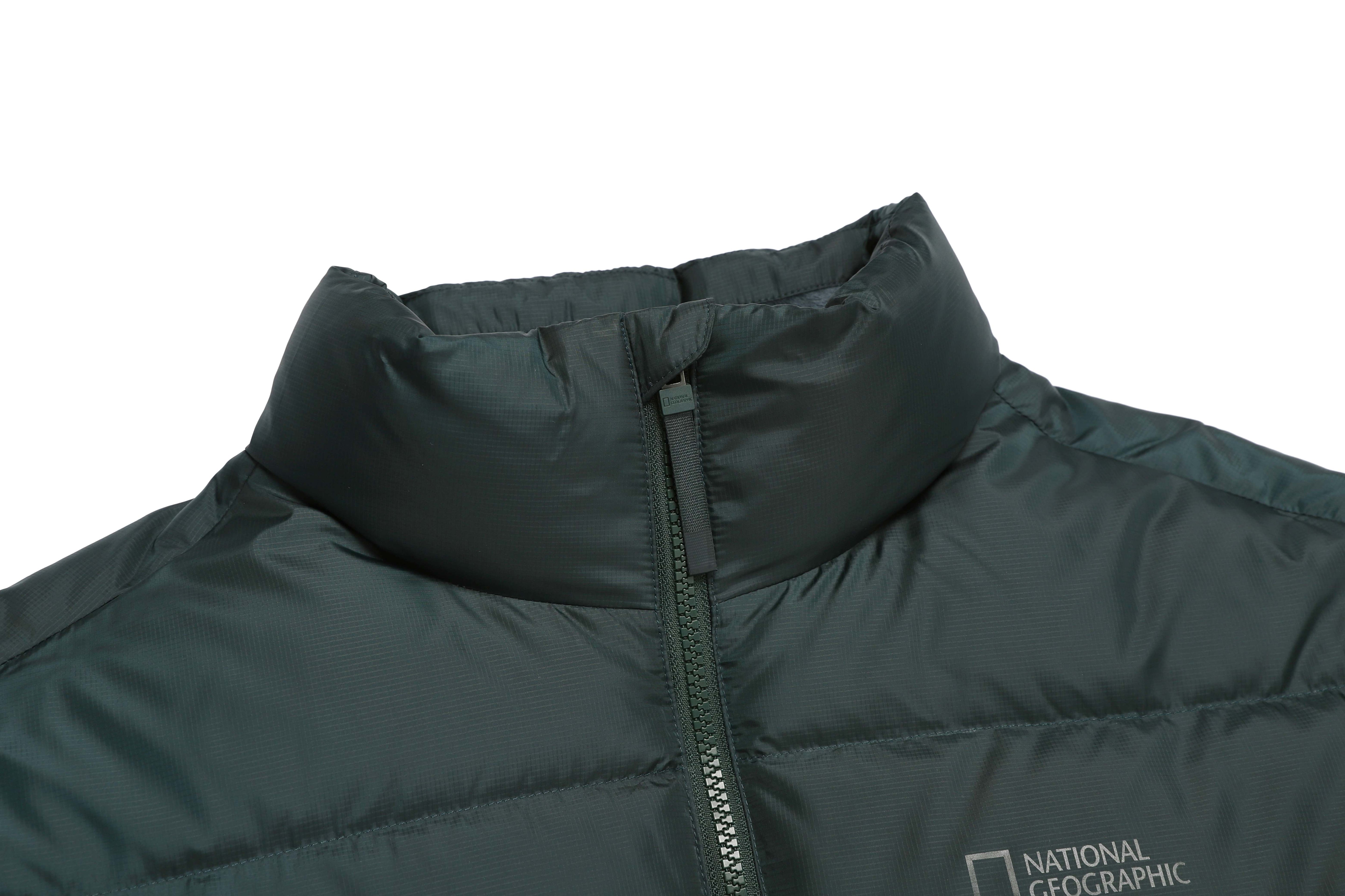 EIRA SHORT LENGTH HIGH NECK GOOSE DOWN JUMPER D/GREEN