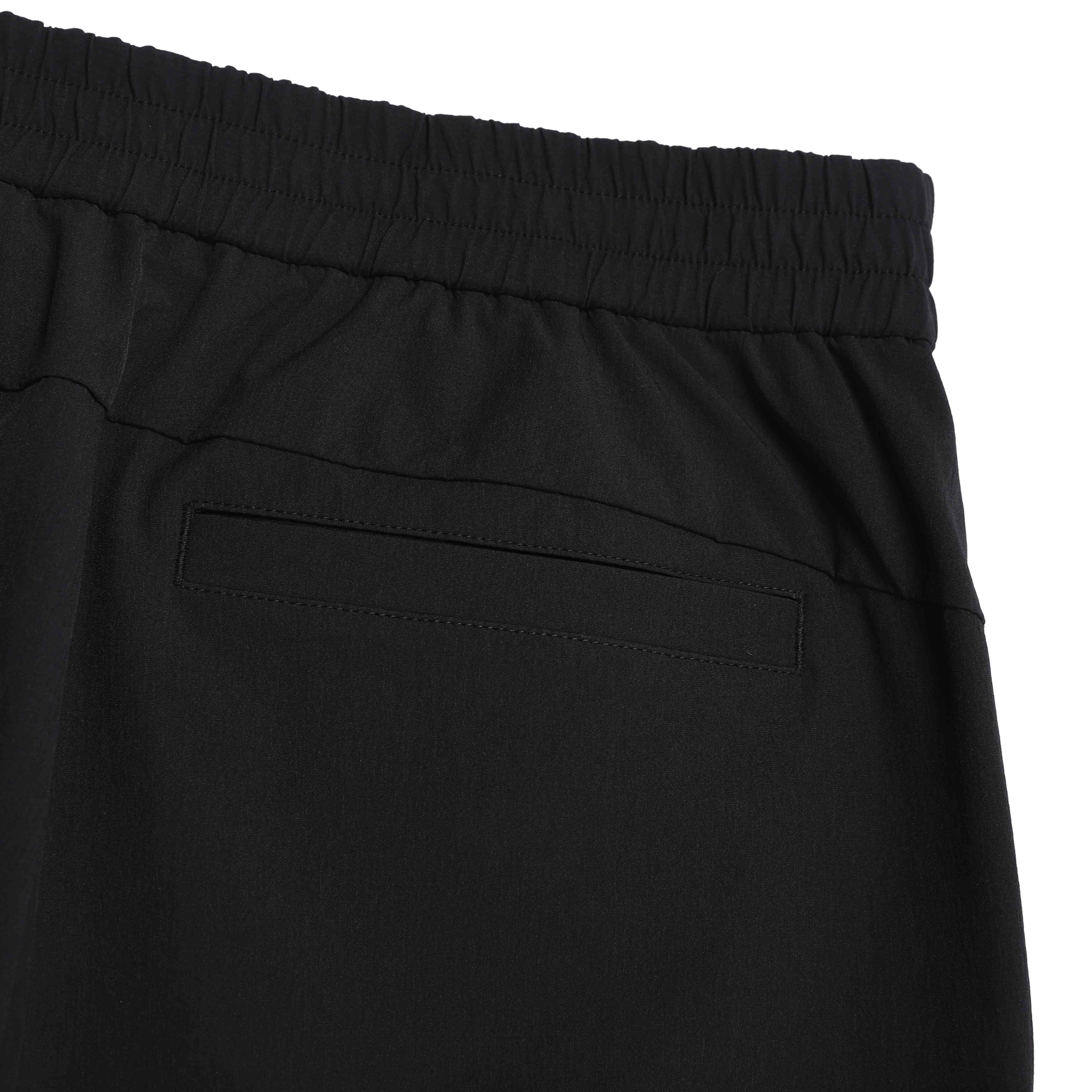 WOMEN HIGH STRETCH BRUSH PANTS BLACK