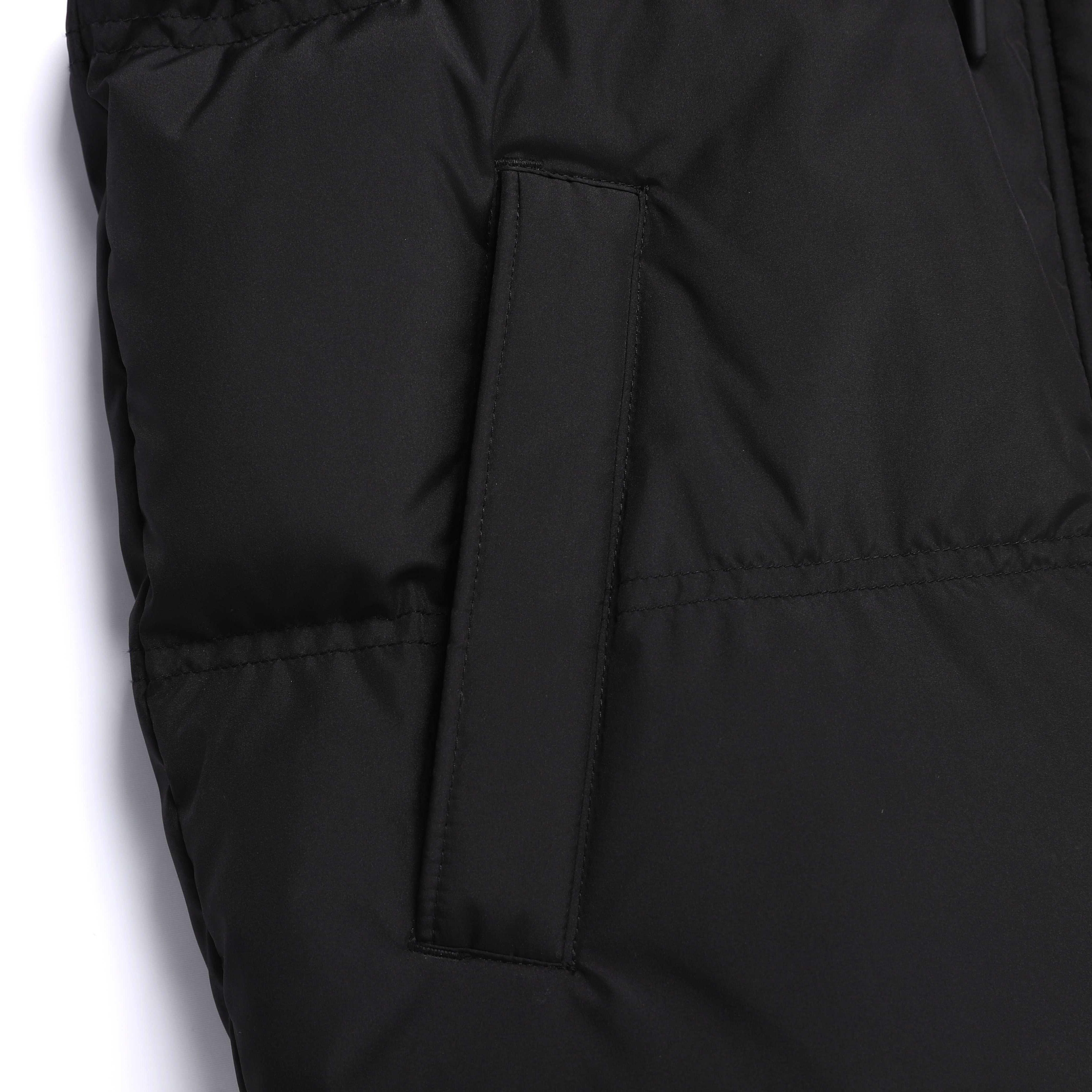 WOMEN CRASSA HOODIE DUCK DOWN VEST BLACK