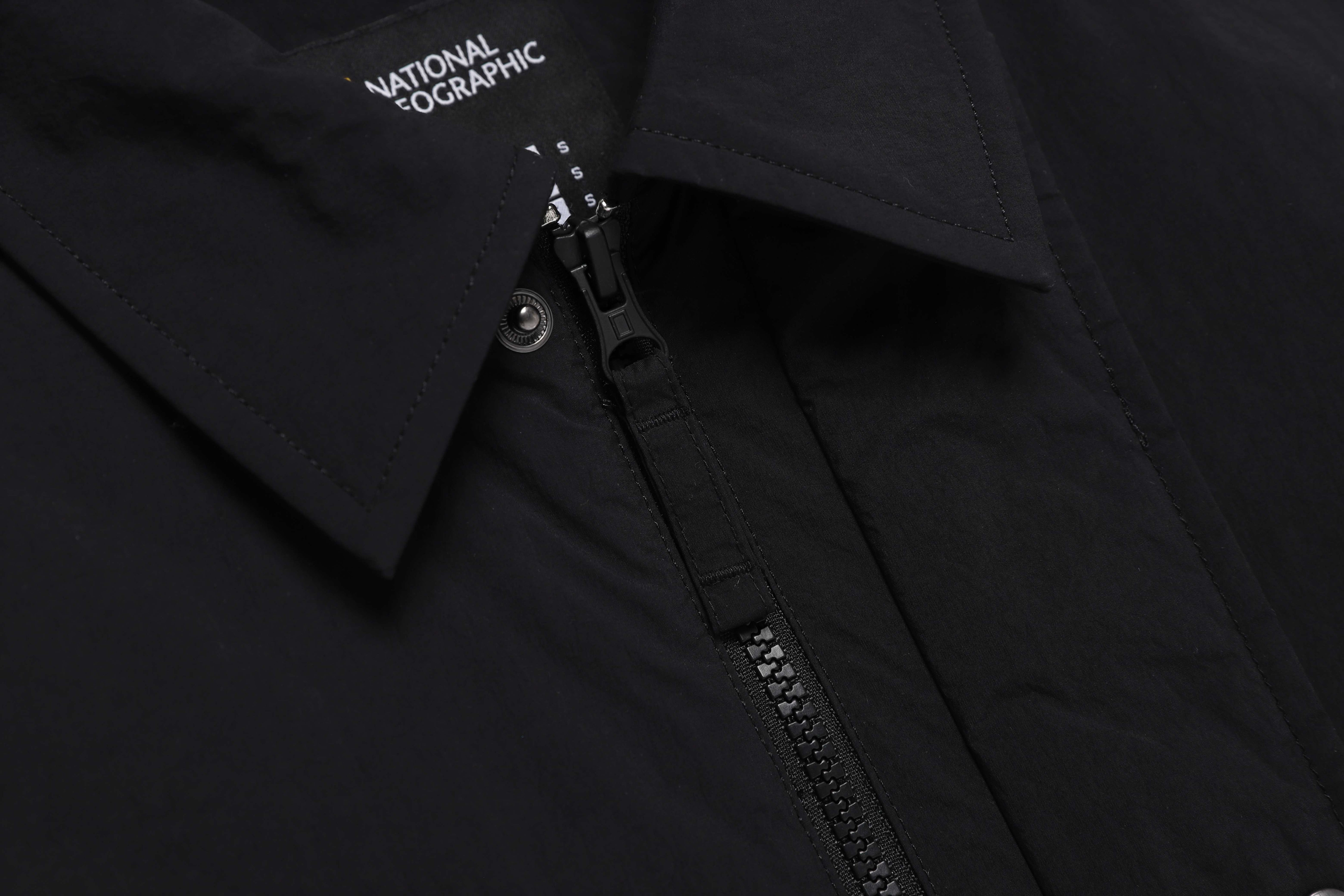 NRN WASHED PADDED BLOUSON JUMPER BLACK