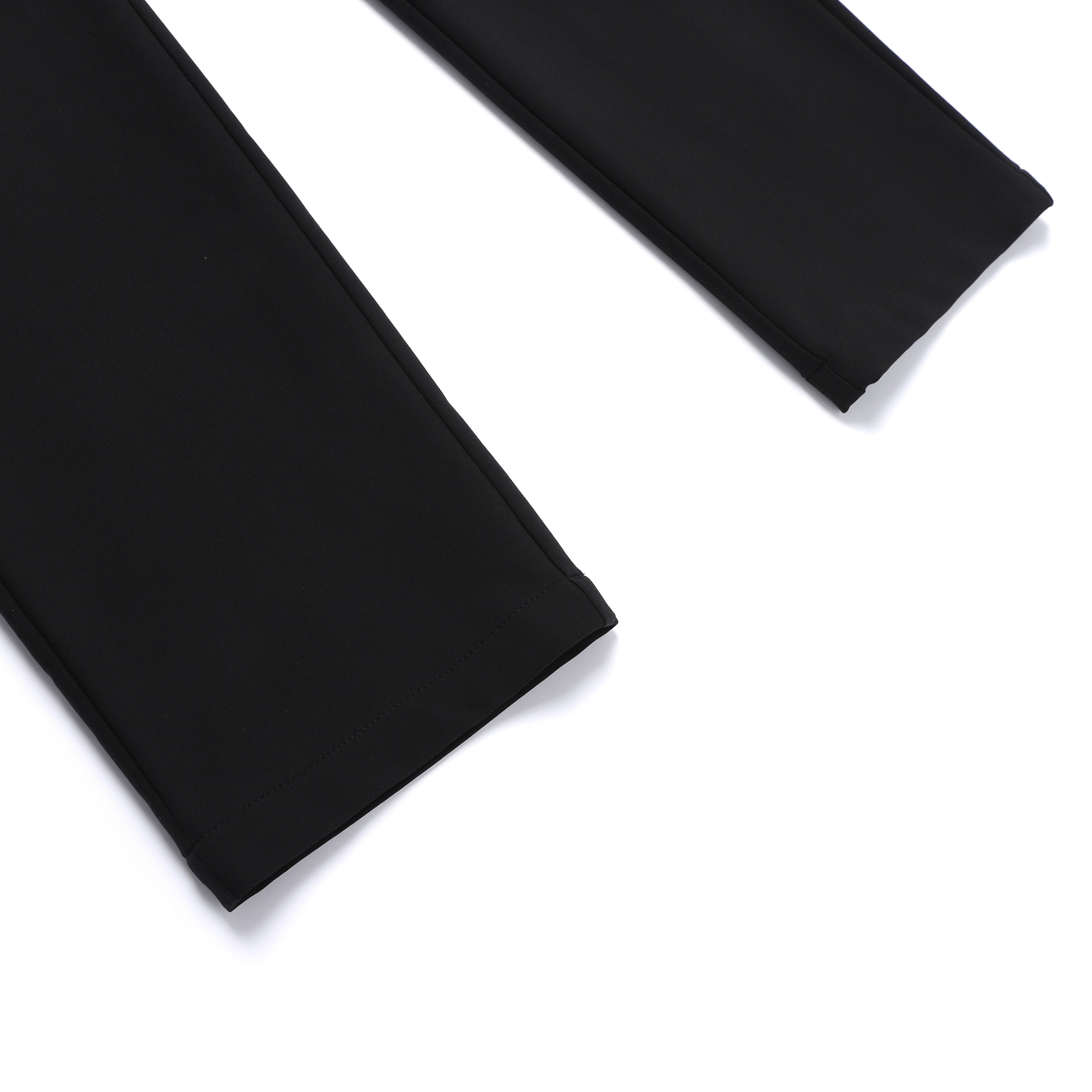 HIGH STRETCH BRUSHED PANTS BLACK