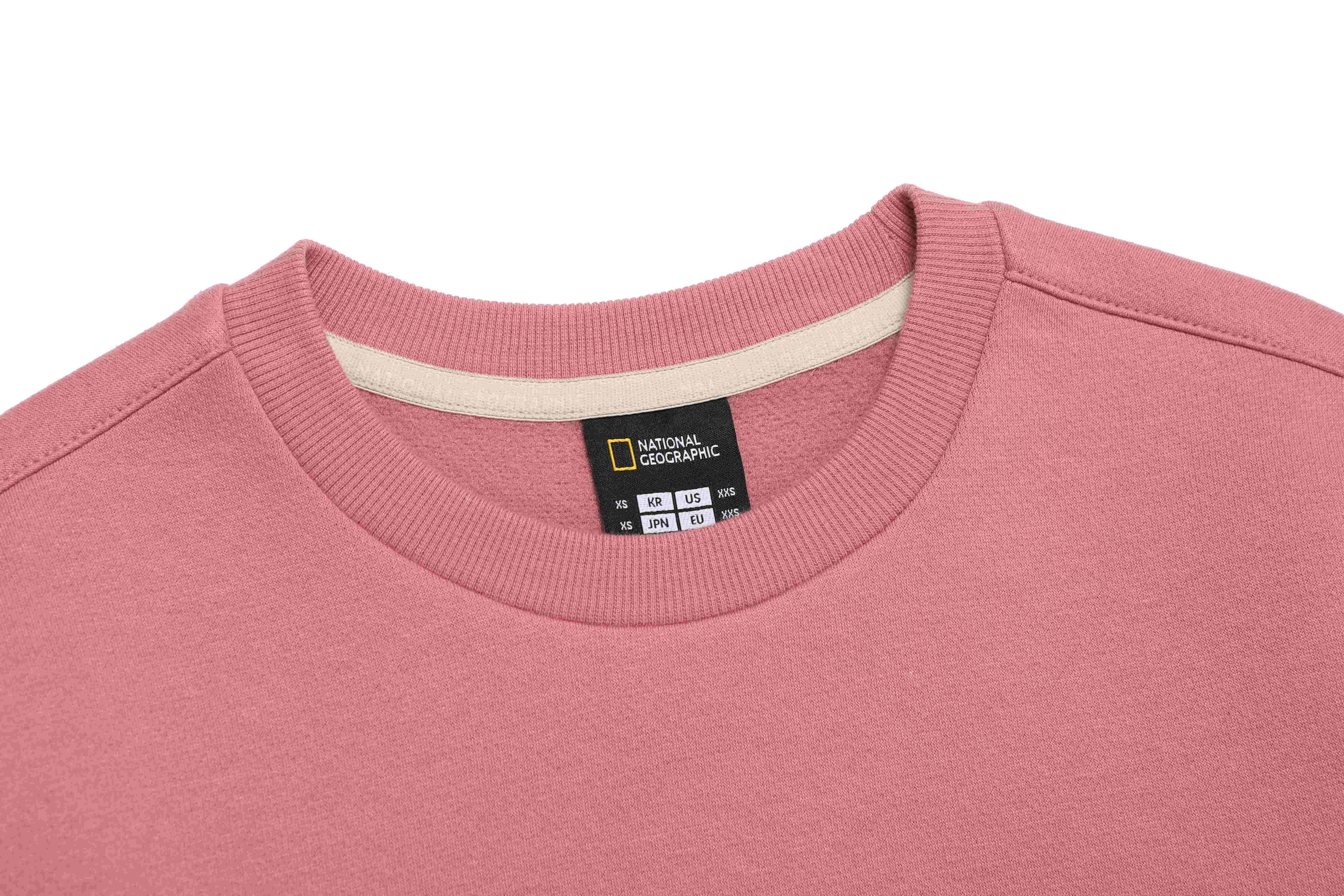 WOMEN ANIMAL GRAPHIC SWEATSHIRT D/PINK