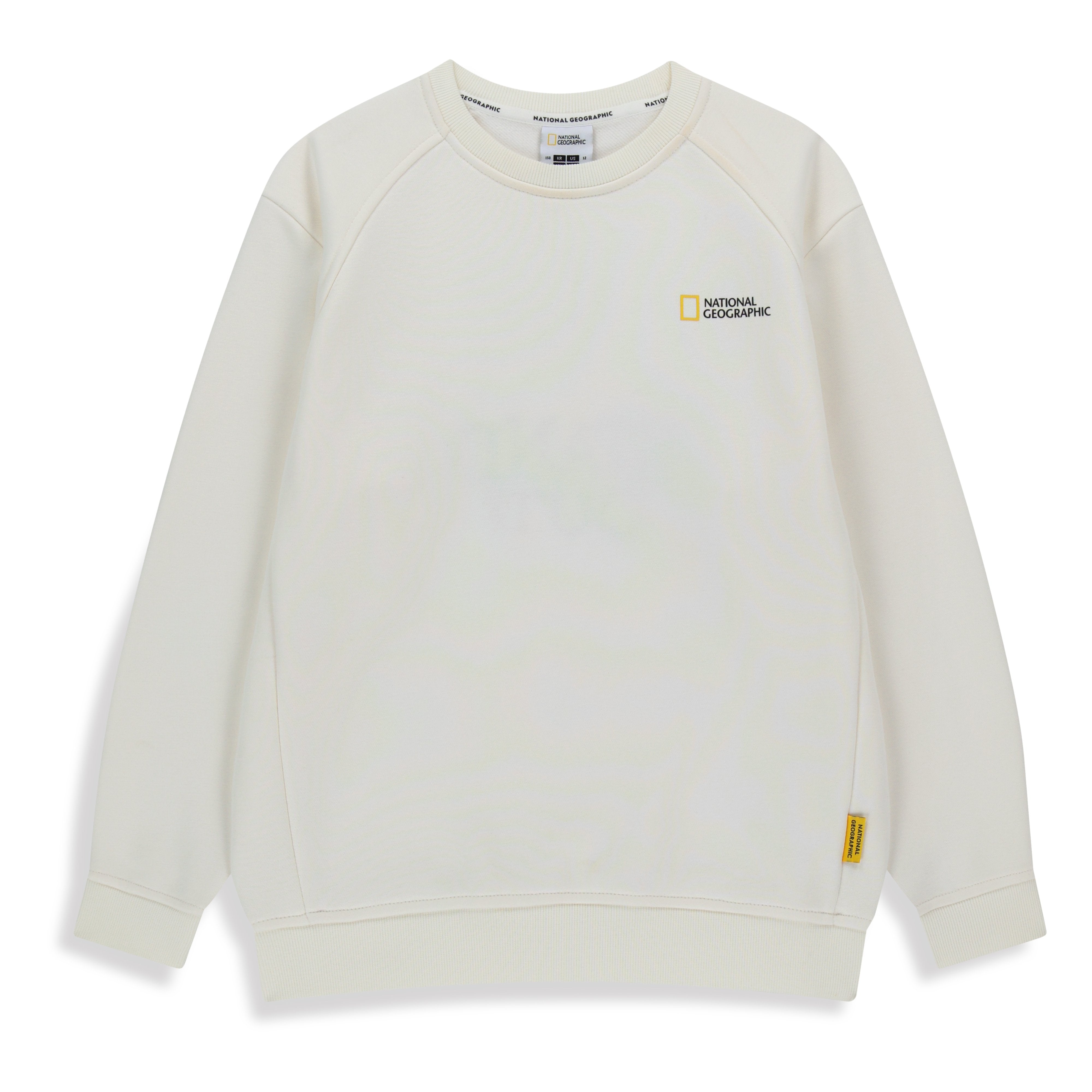 KIDS SEASONAL BACKGRAPHIC SWEATSHIRT (BRUSHED) CREAM