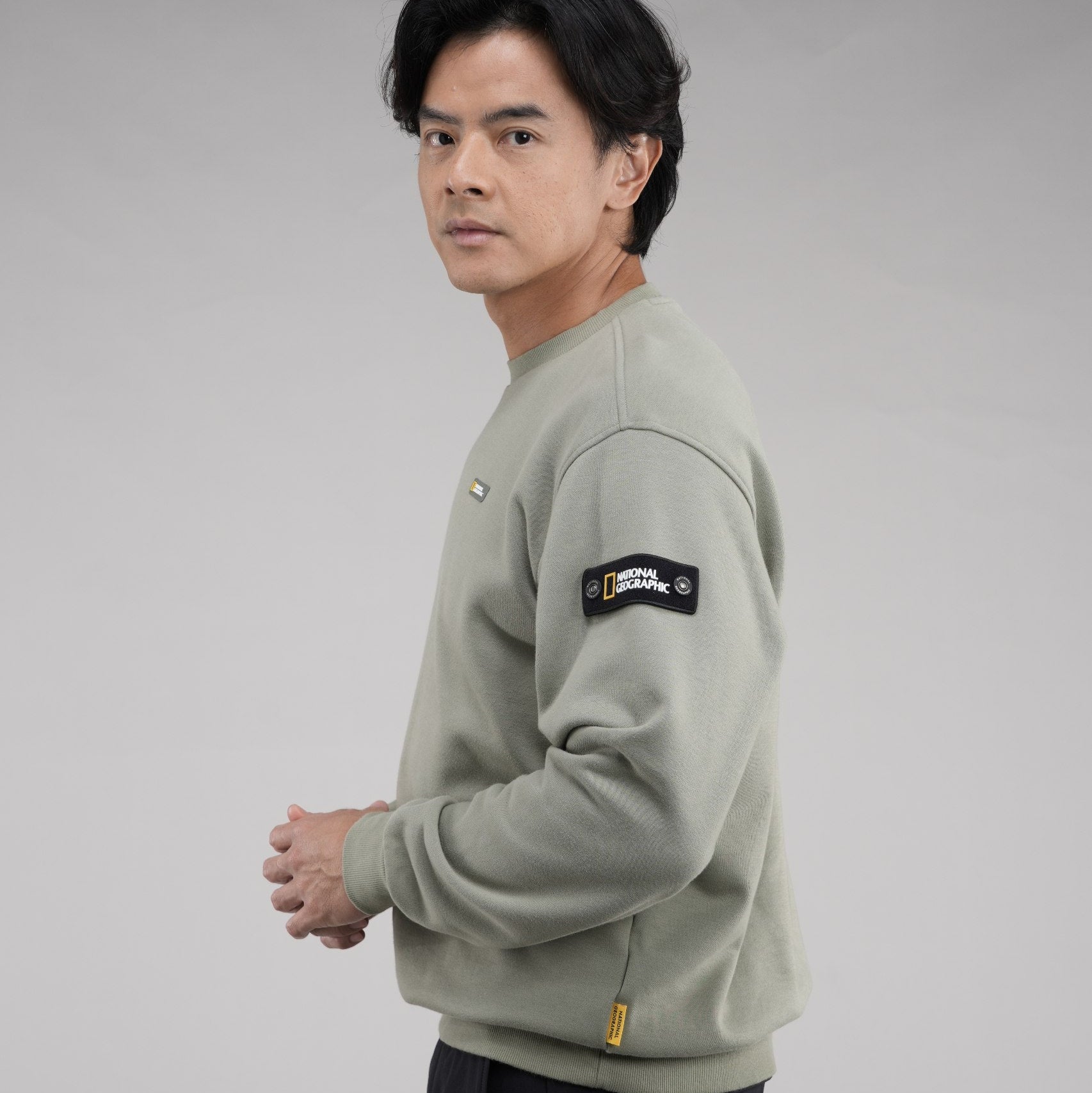 STANDARD VELUX SEMI-OVER FIT SWEATSHIRT F/KHAKI
