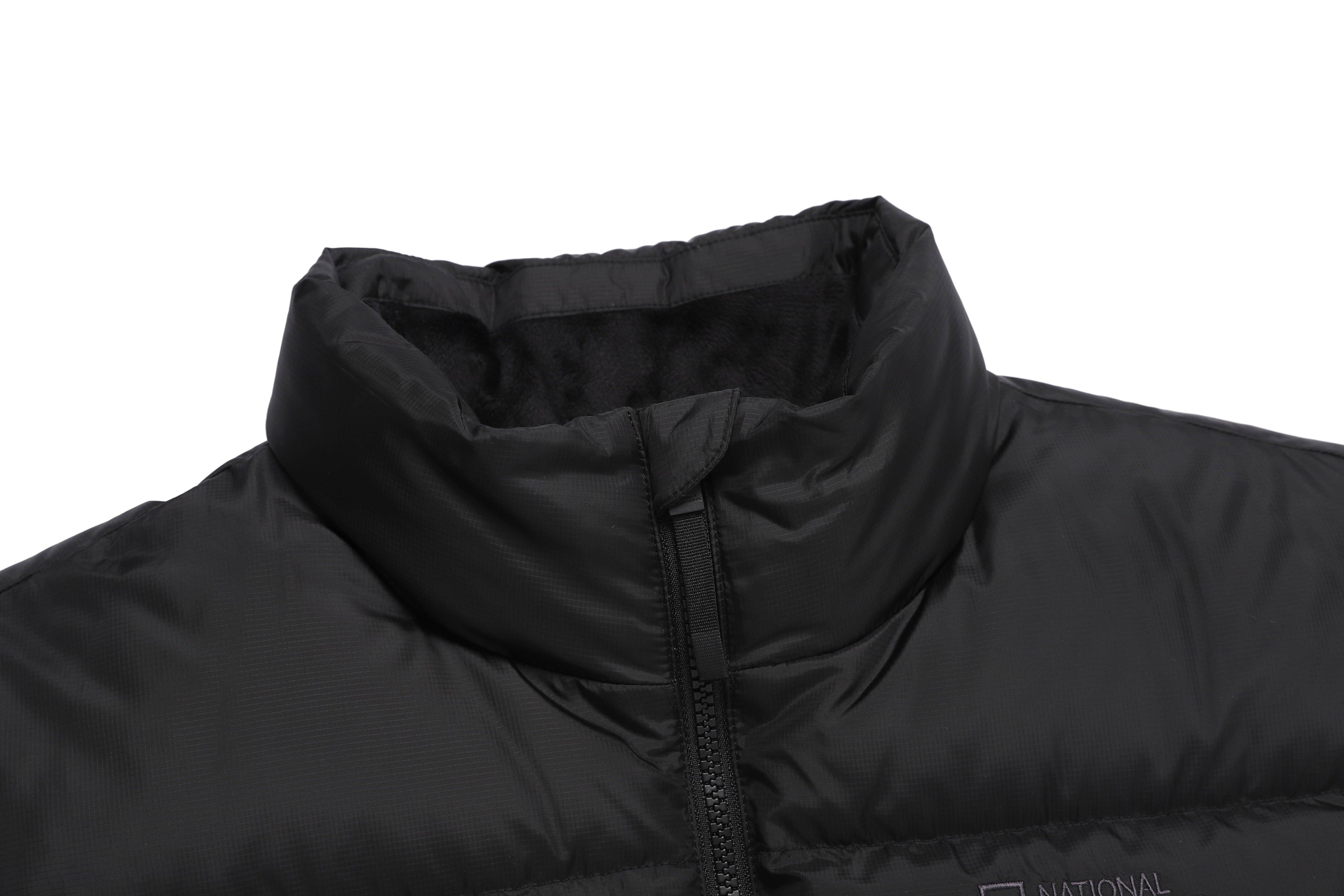 EIRA HIGH-NECK GOOSE DOWN VEST HITAM