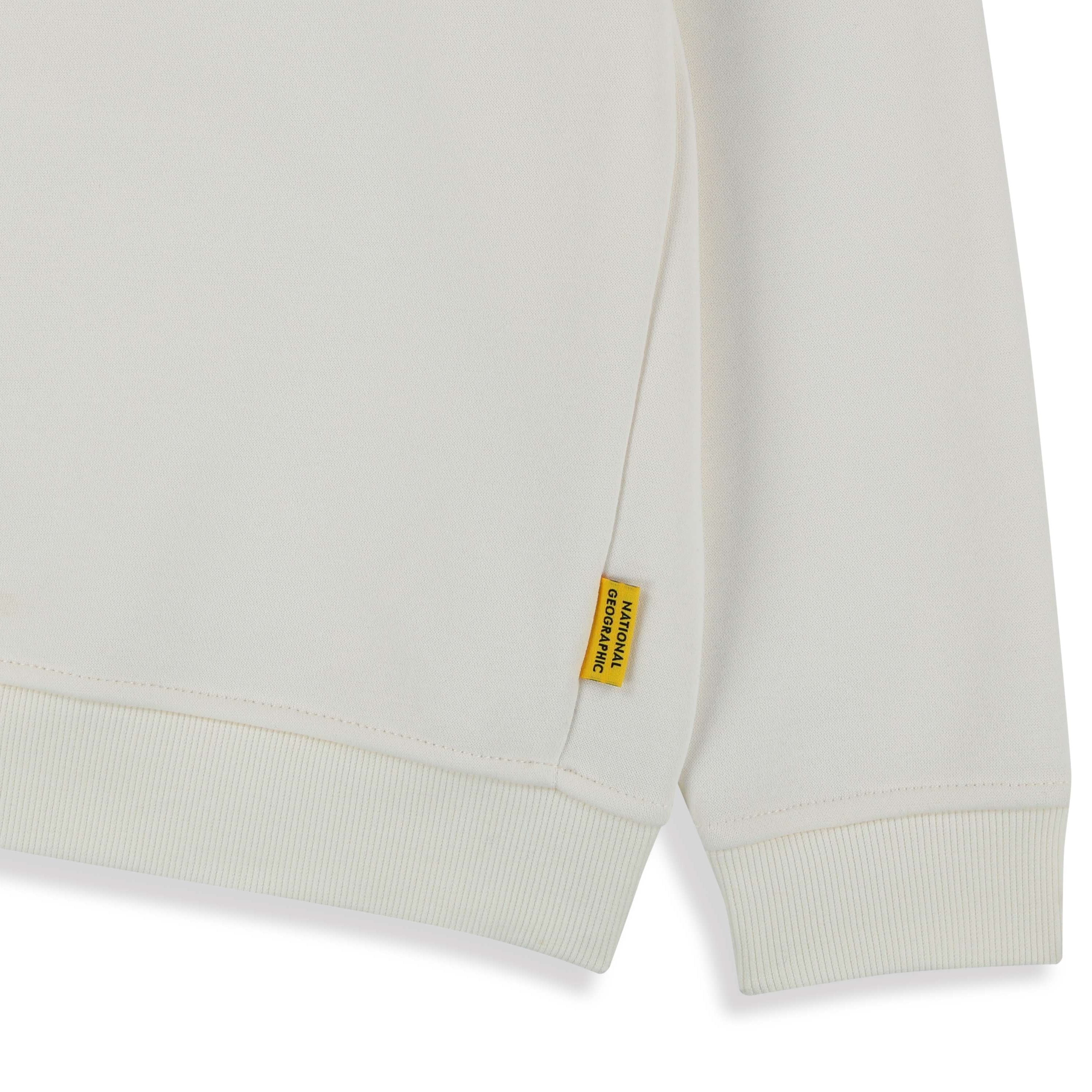 KIDS SEASONAL BACKGRAPHIC SWEATSHIRT (BRUSHED) CREAM