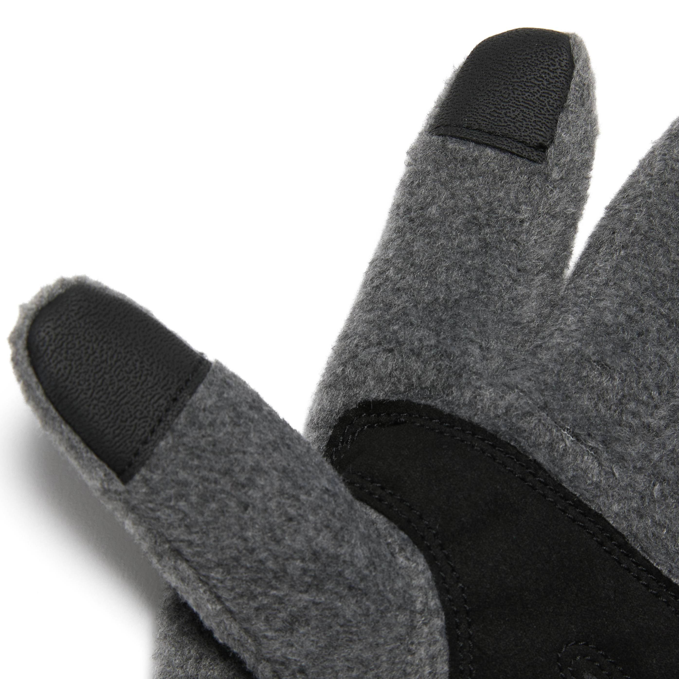 KIDS FLEECE GLOVES GREY