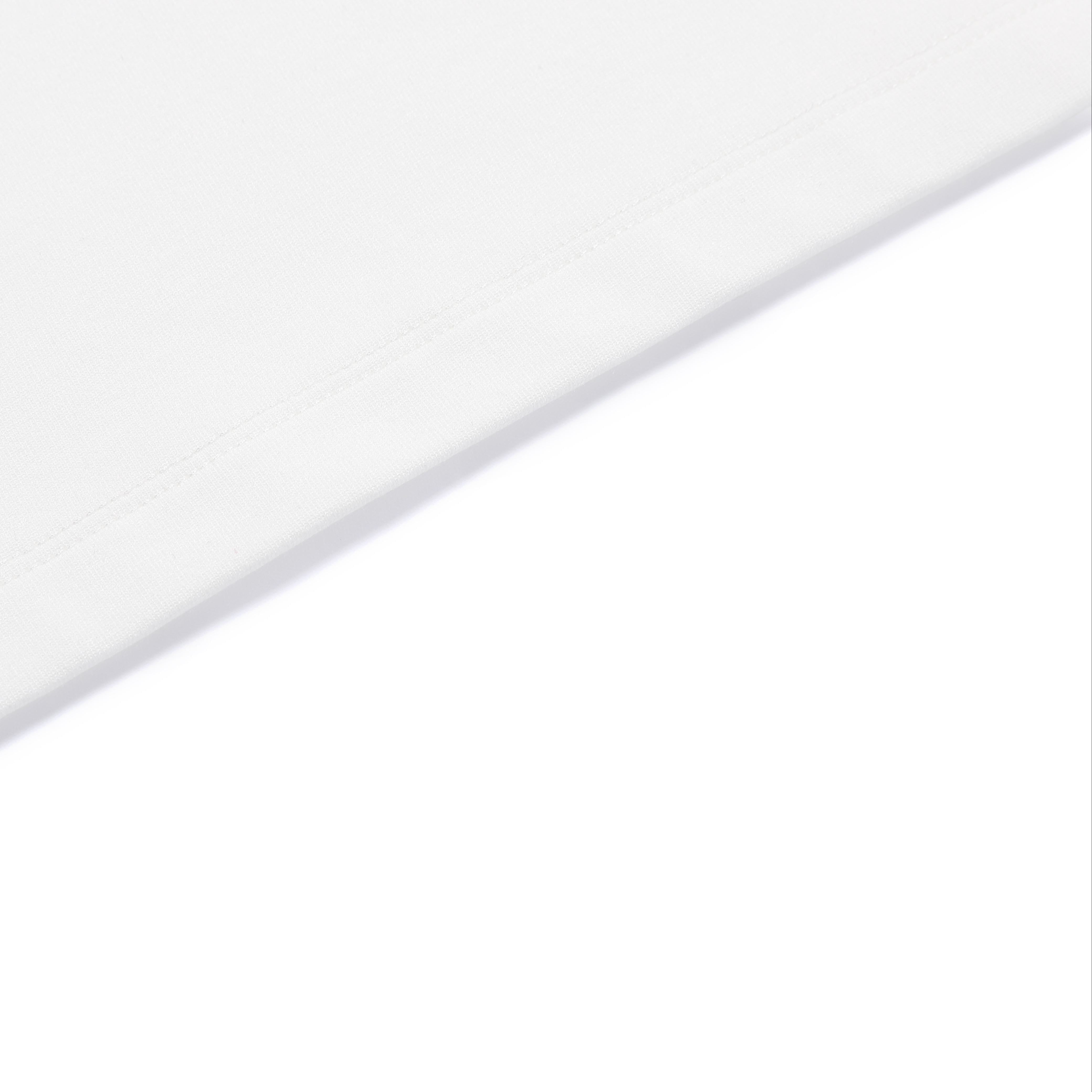 WOMEN HALF NECK LONG SLEEVE T-SHIRT O/WHITE