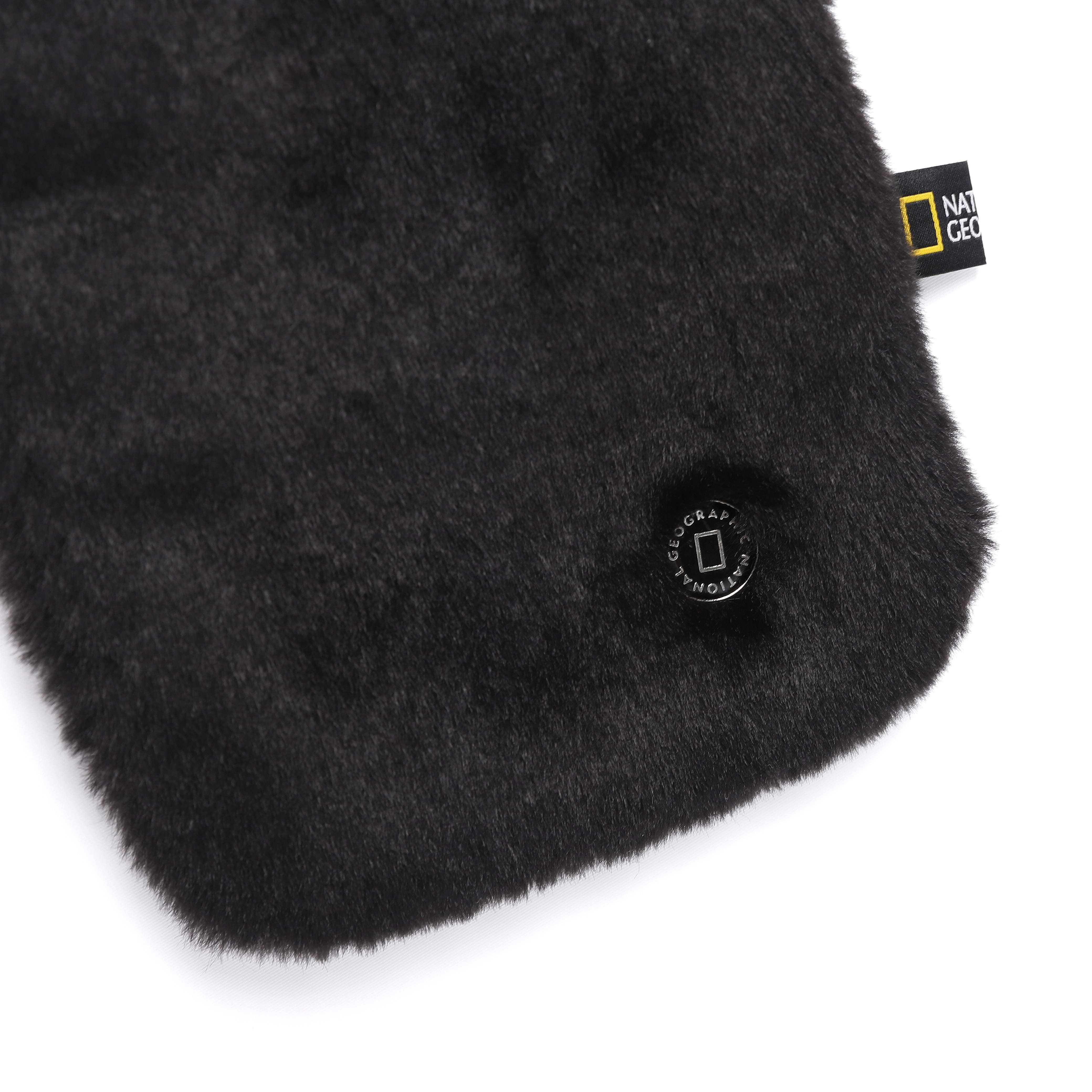 FUR MUFFLER BLACK