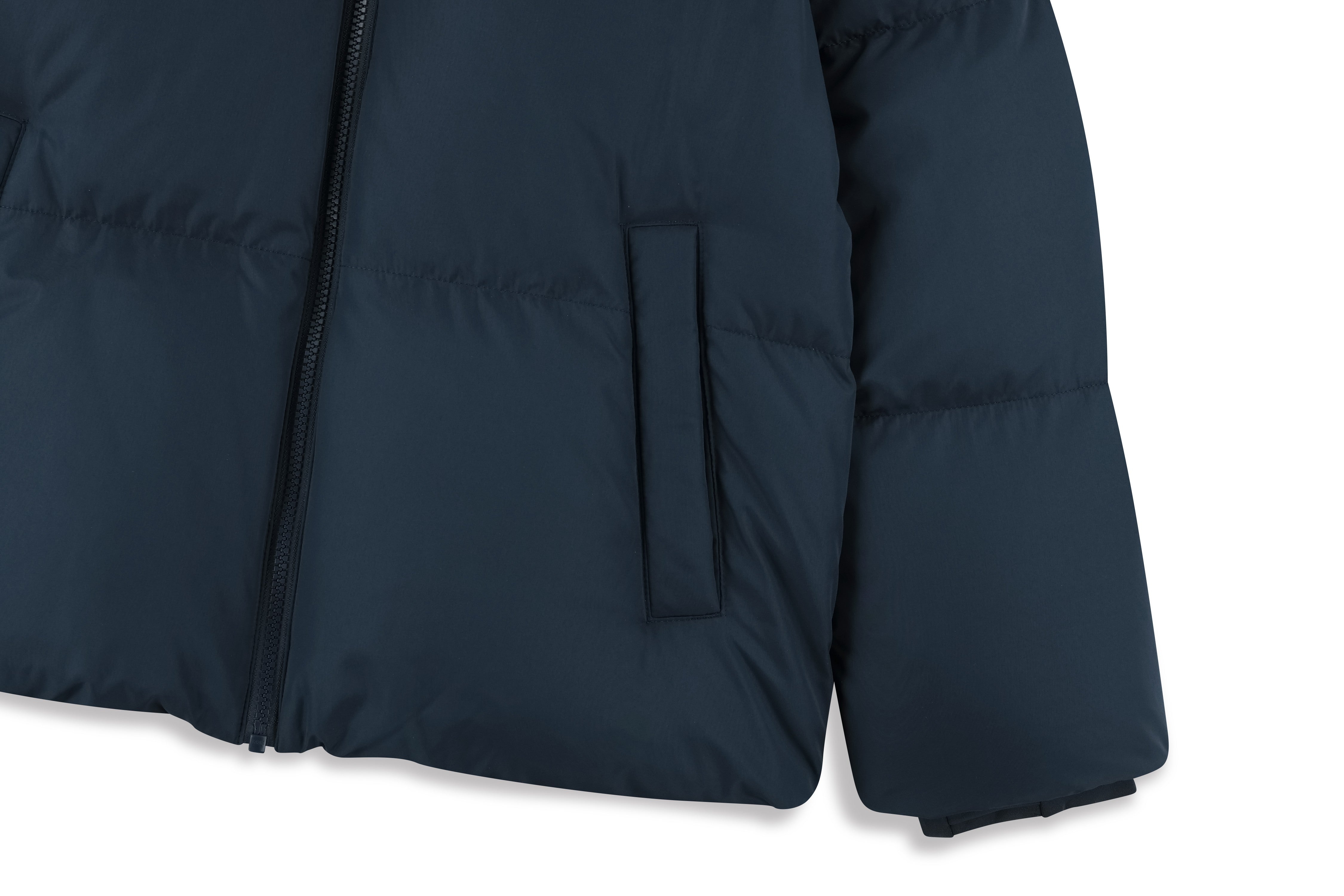 KIDS REIMANN DUCK DOWN JUMPER GRAY NAVY