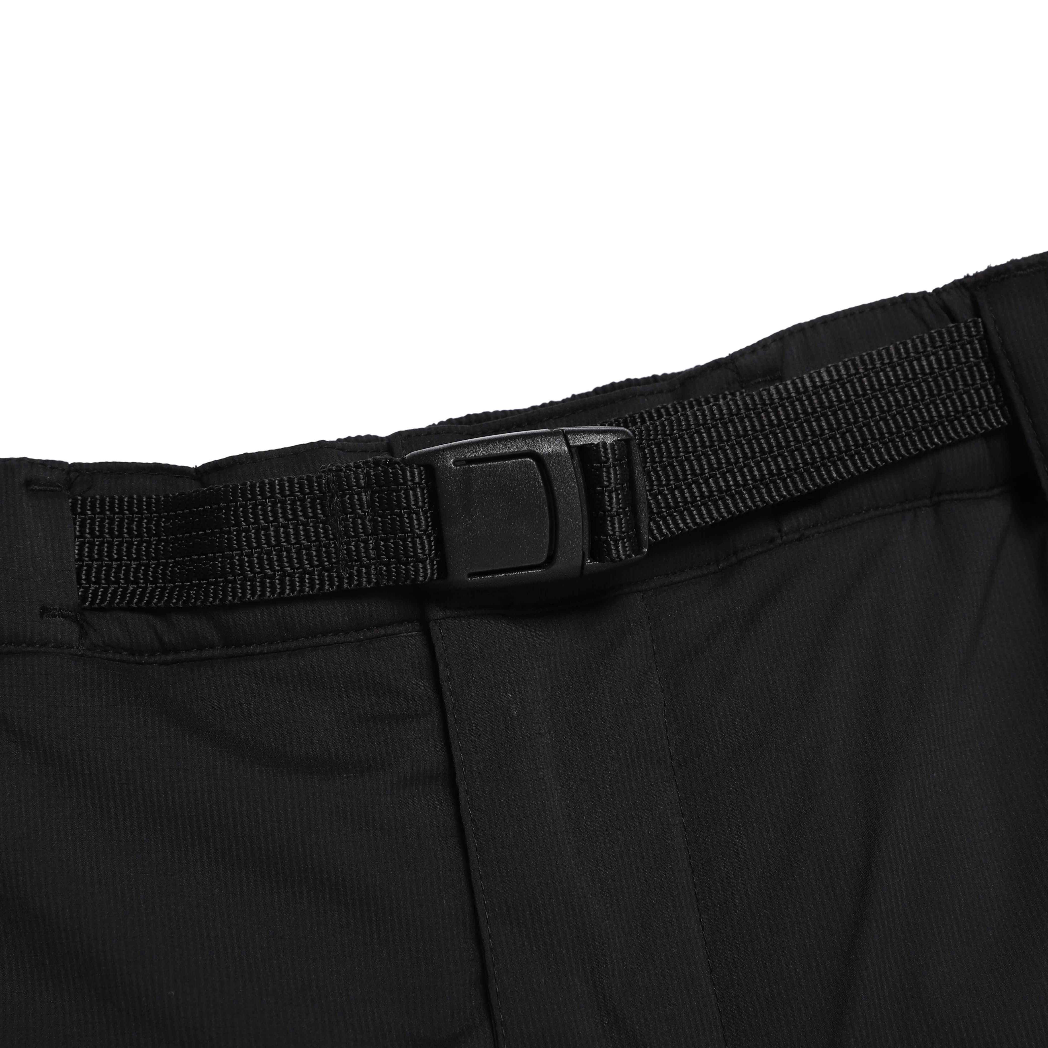 NRN SEMI-LOOSE PADDING PANTS BLACK