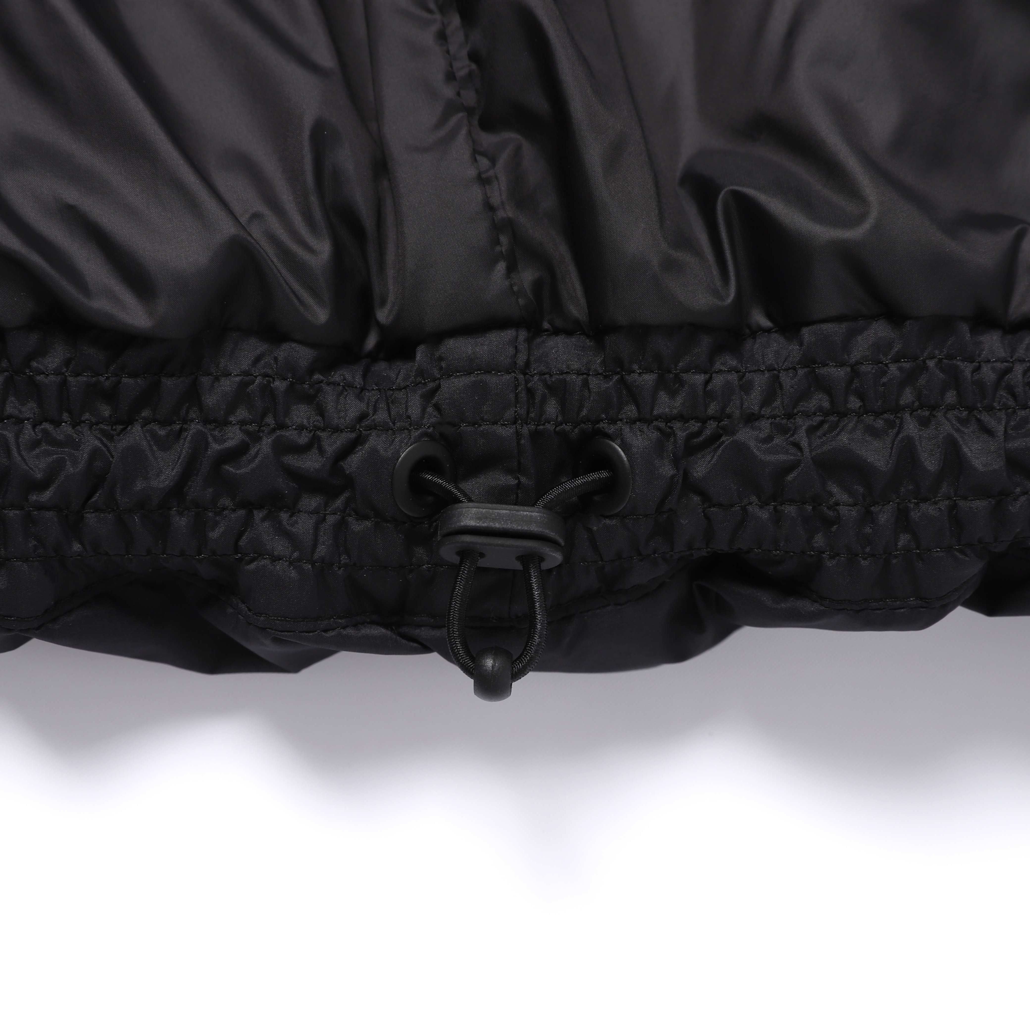 WOMEN ECO FUR HYBRID JUMPER BLACK