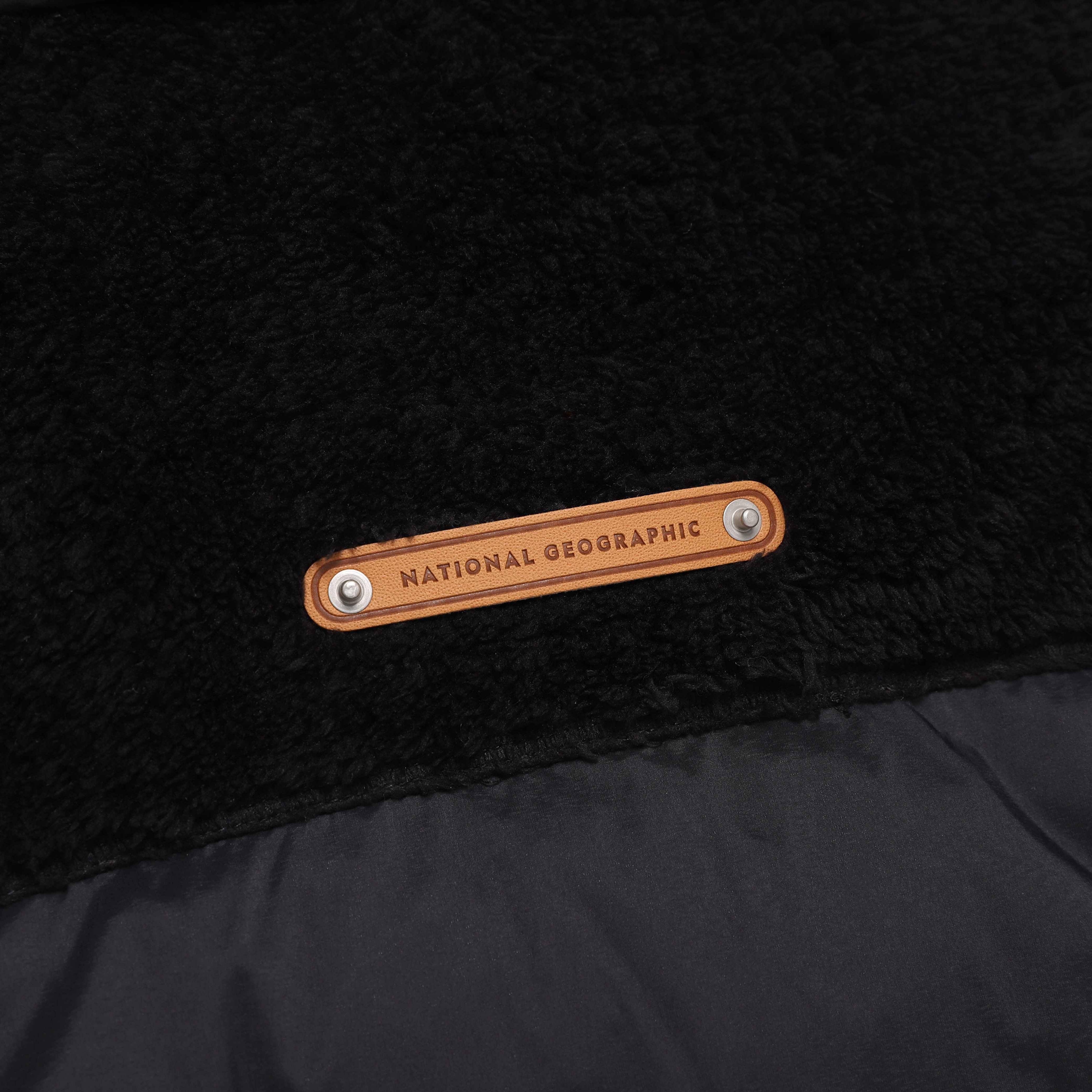 WOMEN ECO FUR HYBRID JUMPER BLACK