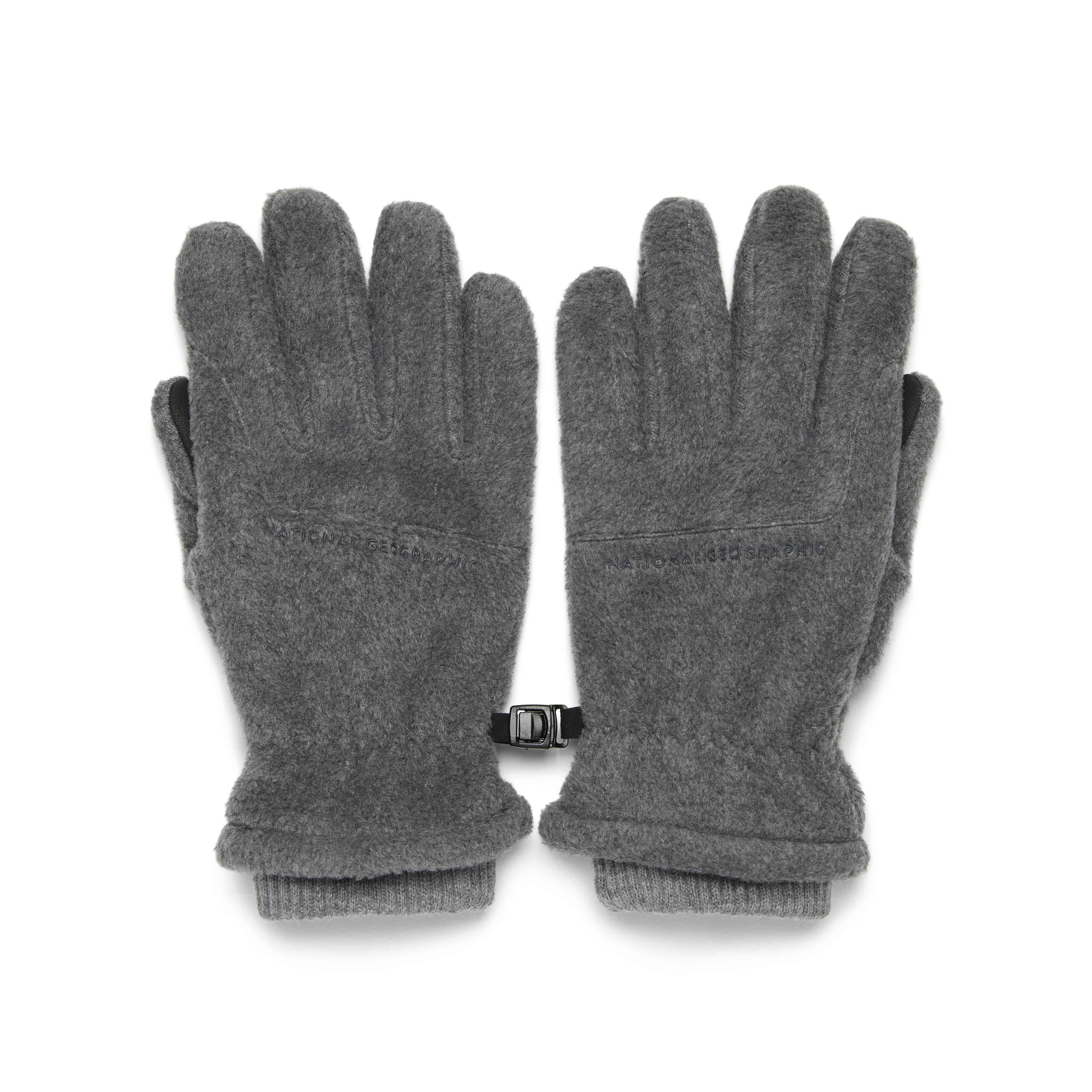 KIDS FLEECE GLOVES GREY