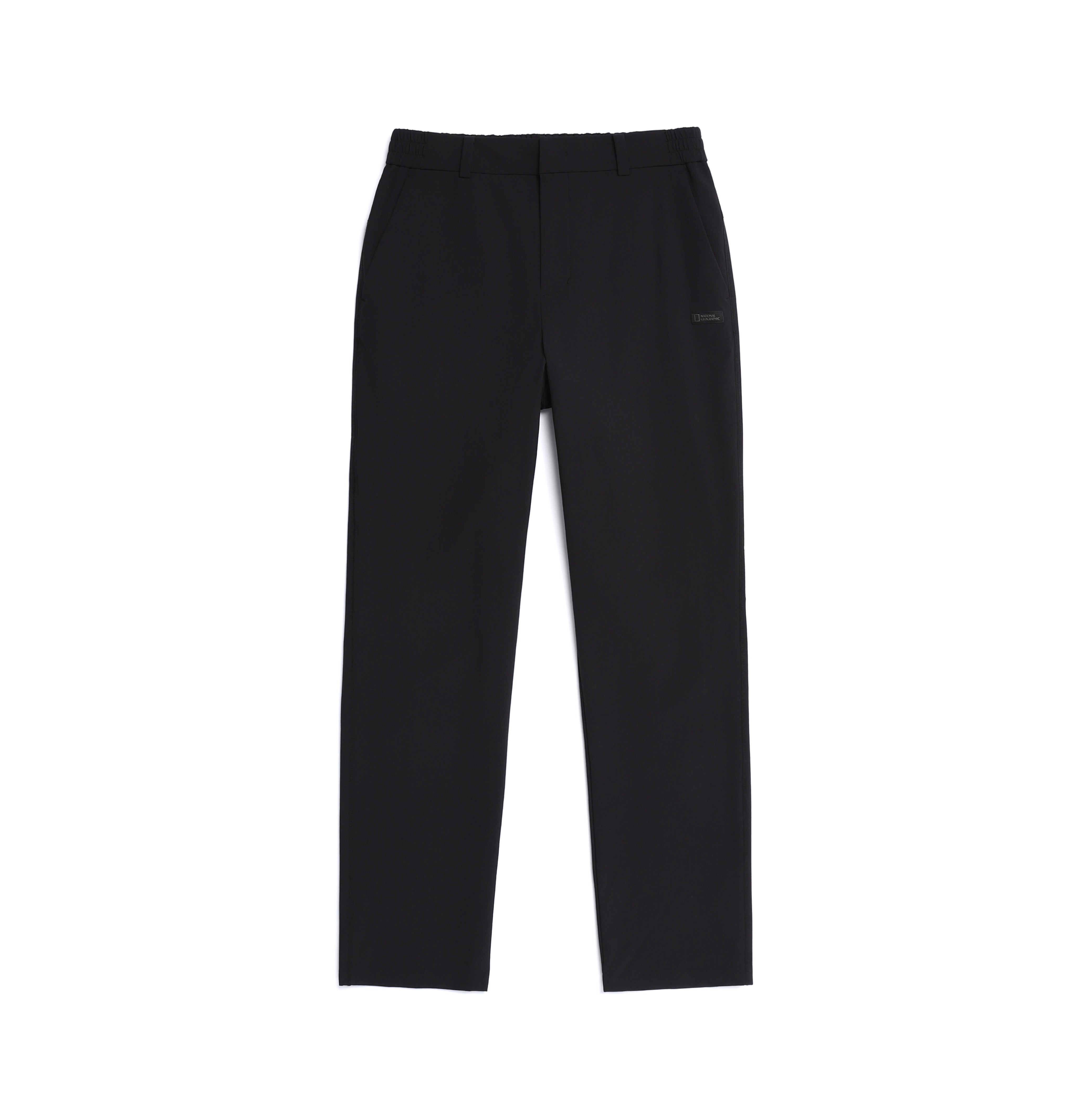 WOMEN HIGH STRETCH BRUSH PANTS BLACK