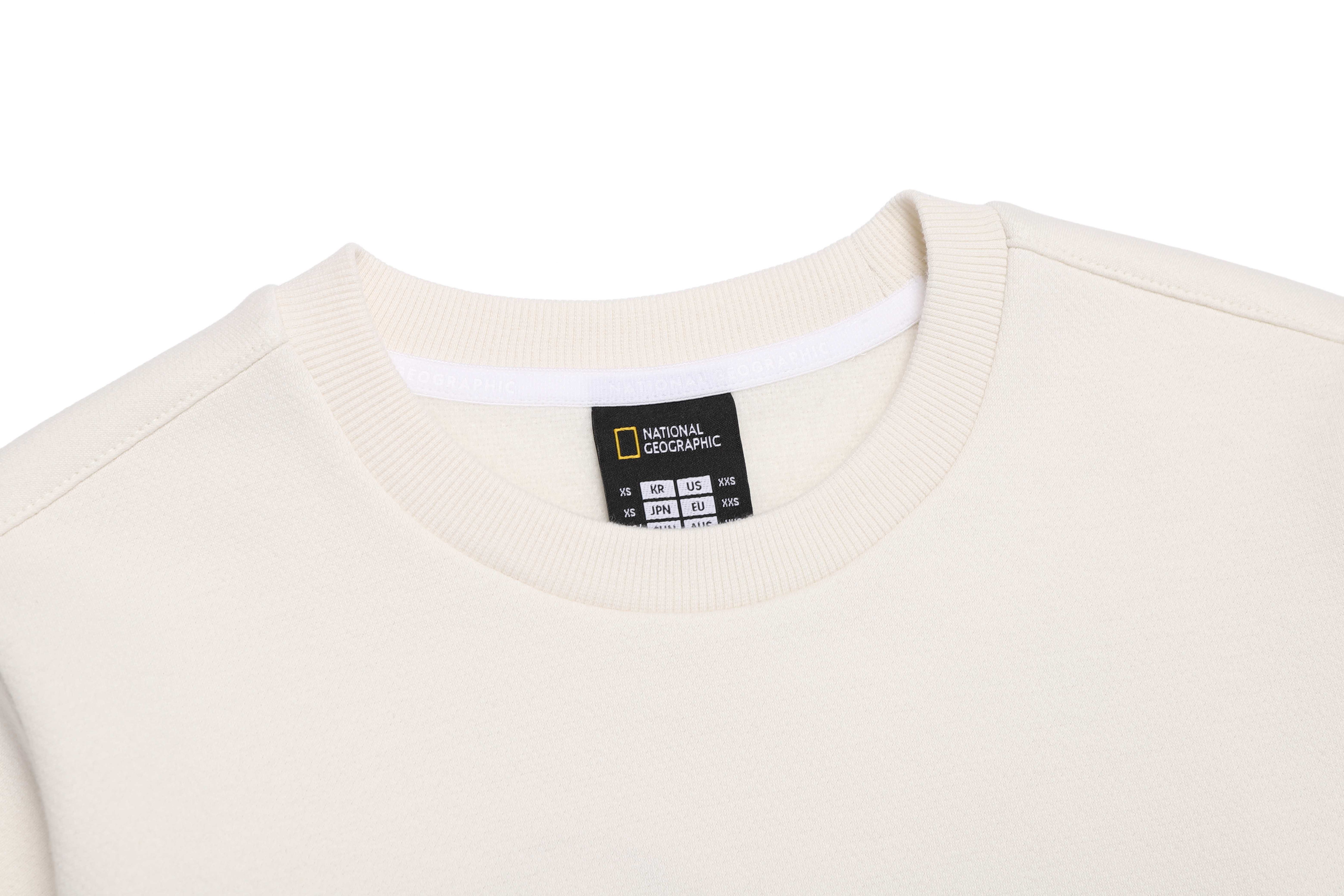 WOMEN ANIMAL GRAPHIC SWEATSHIRT IVORY