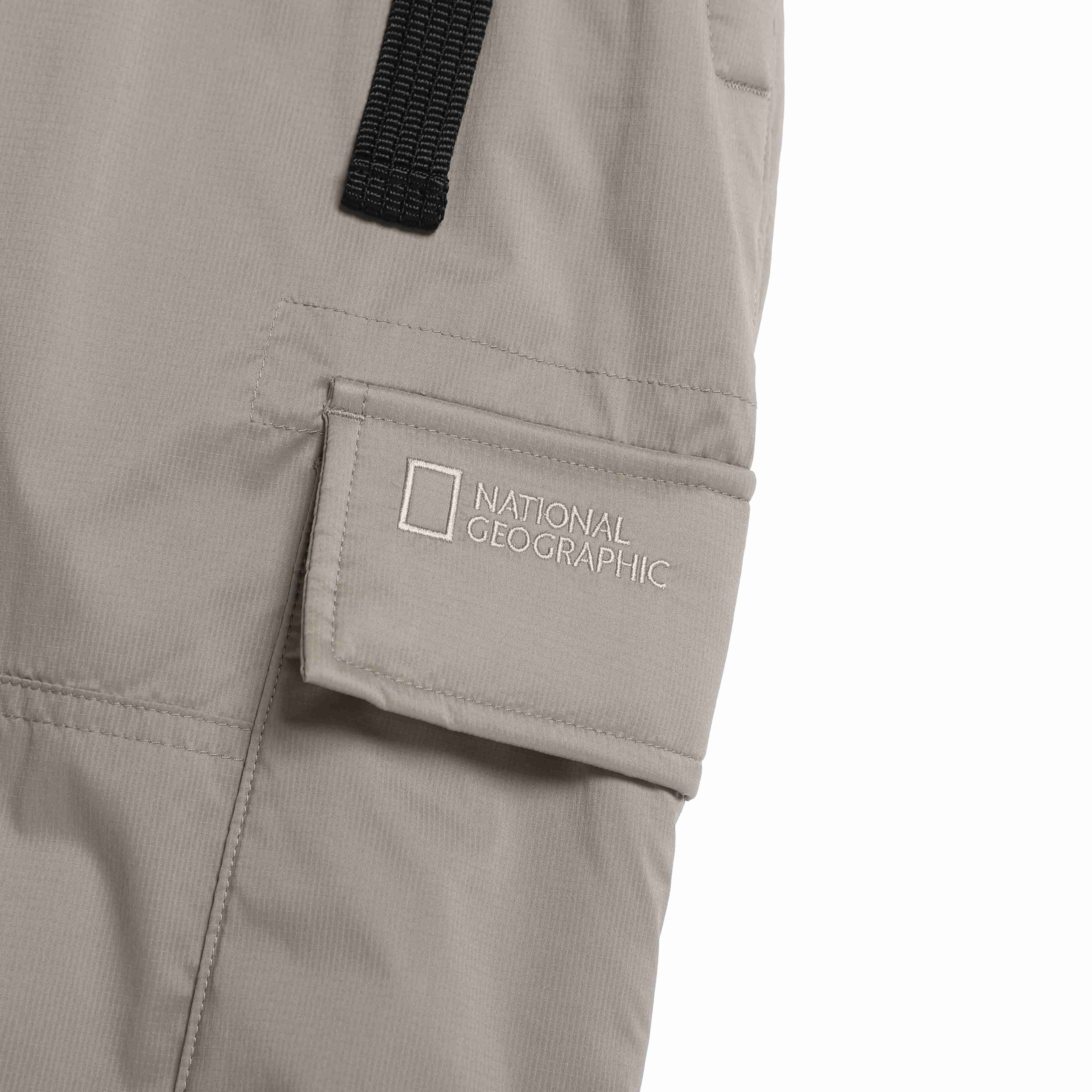 NRN SEMI-LOOSE PADDING PANTS OAK BEIGE
