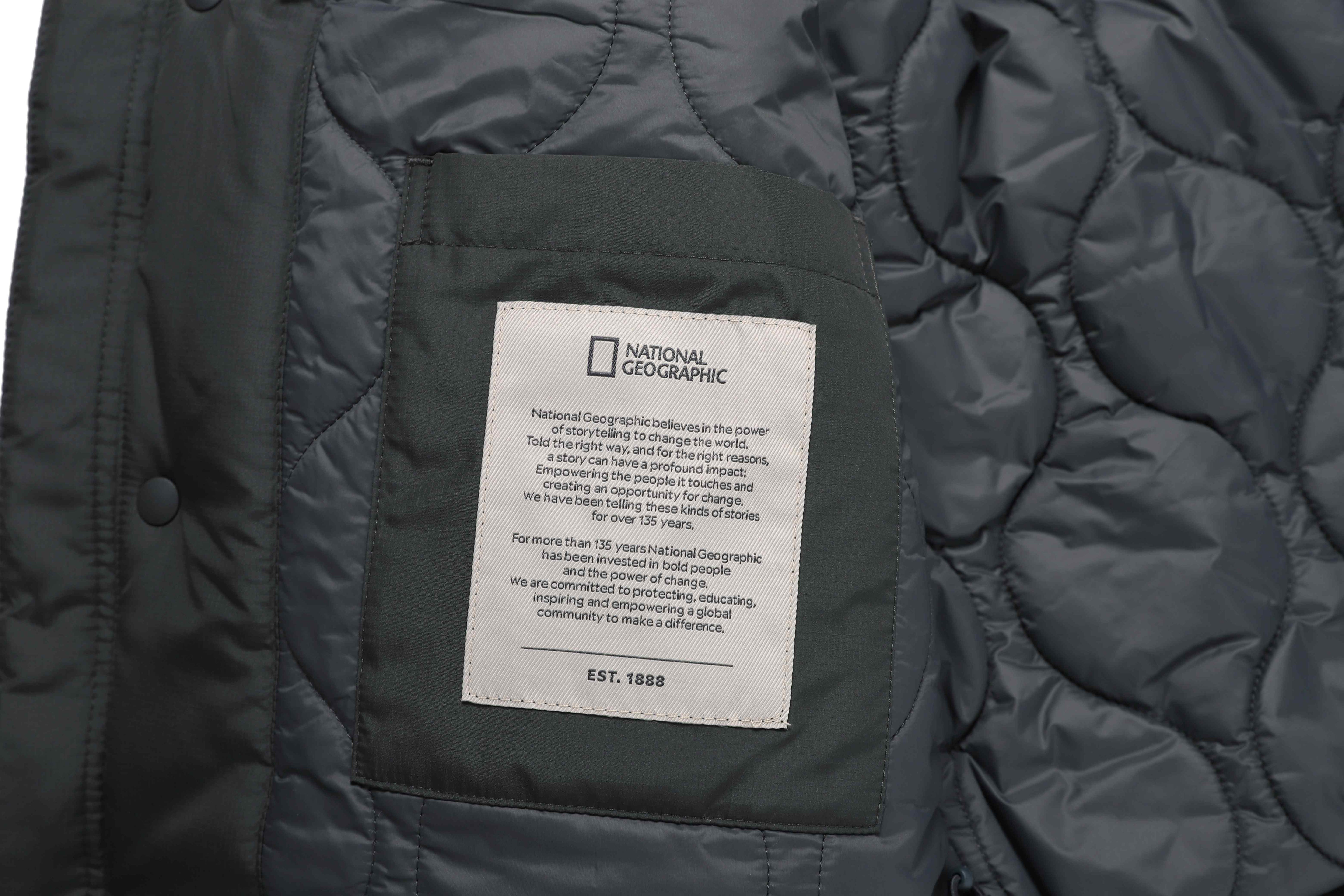 NRN PADDED OUTPOCKET JUMPER GREY