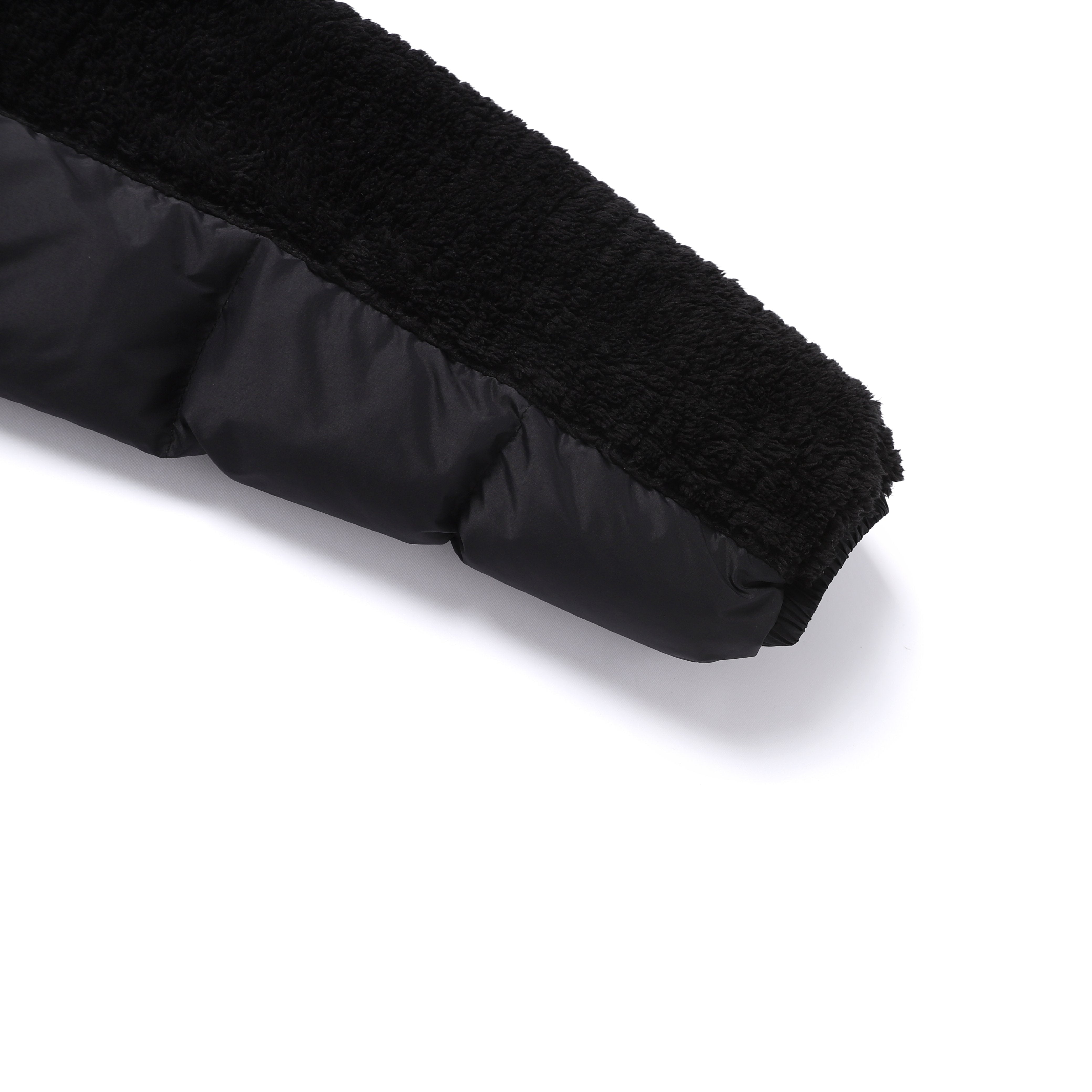 WOMEN ECO FUR HYBRID JUMPER BLACK