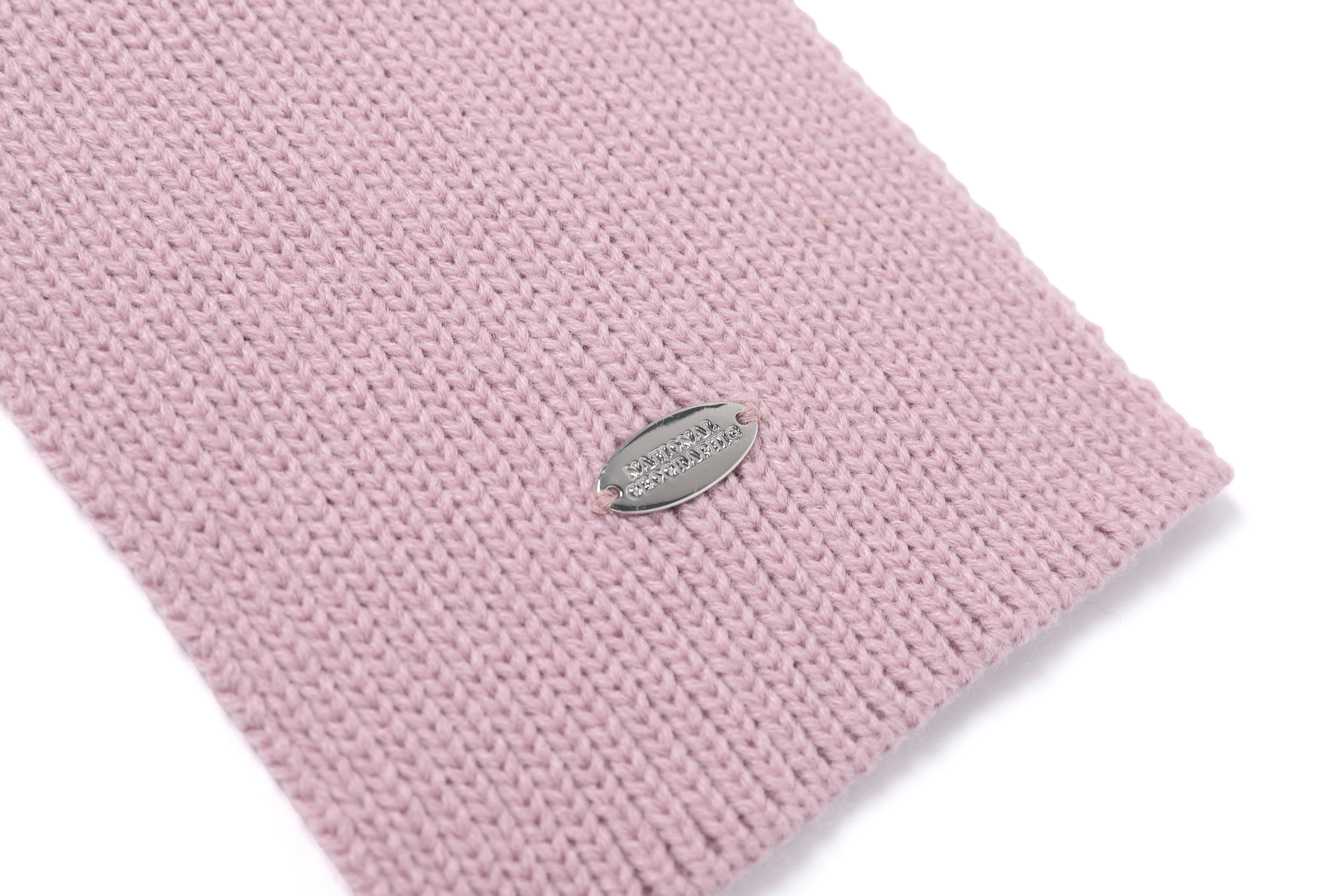 COZY KNIT MUFFLER PINK