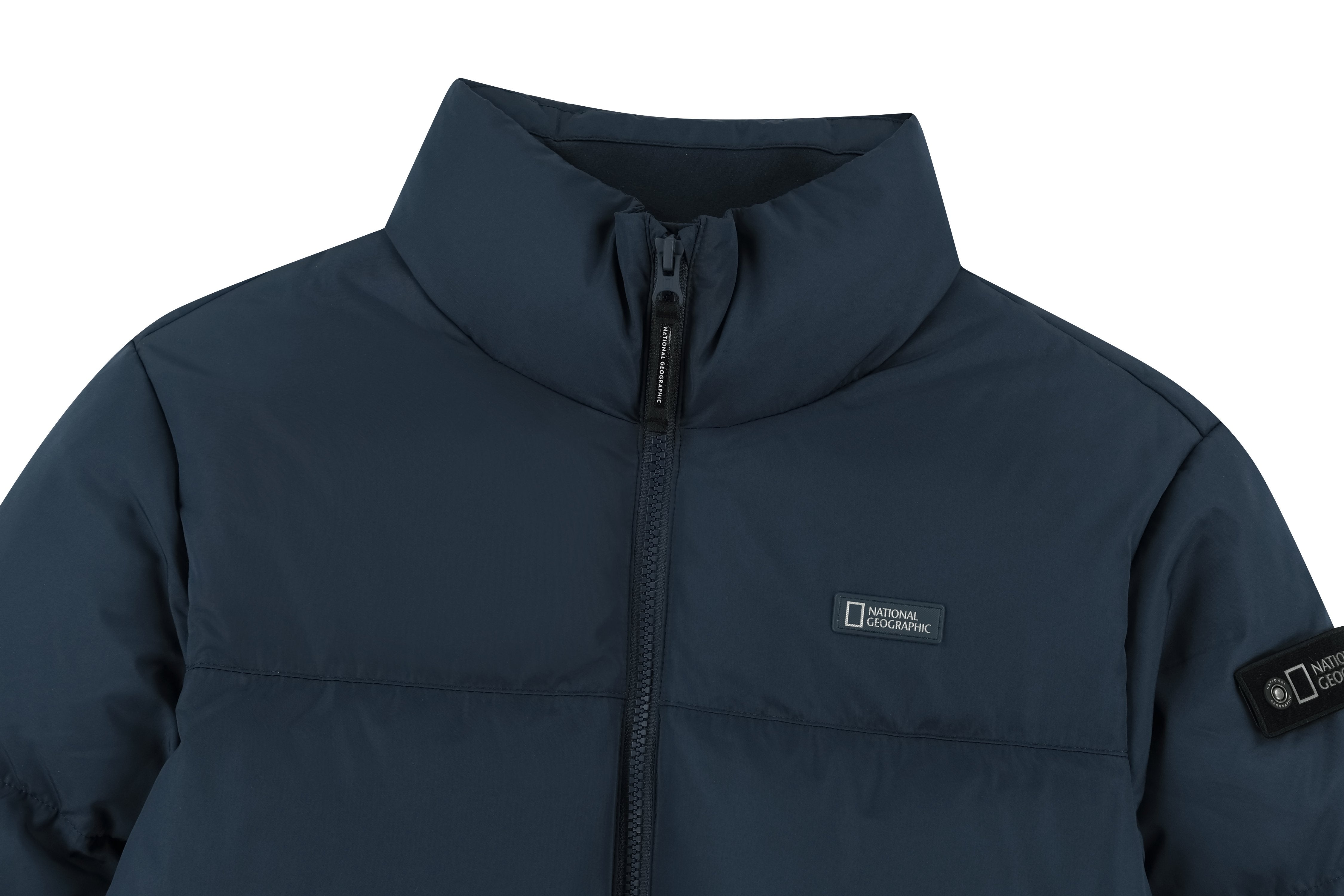 KIDS REIMANN DUCK DOWN JUMPER GRAY NAVY