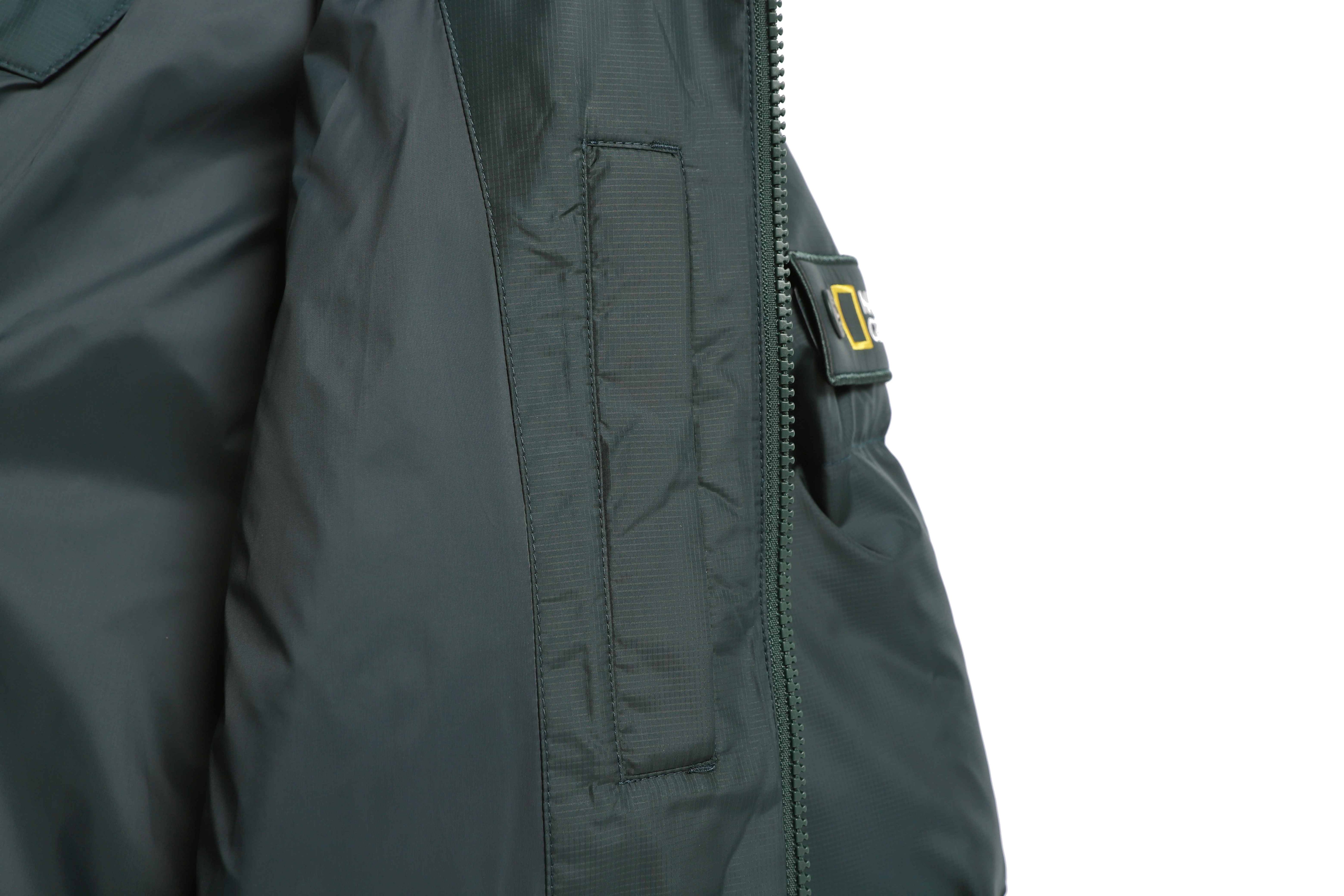 EIRA SHORT LENGTH HIGH NECK GOOSE DOWN JUMPER D/GREEN